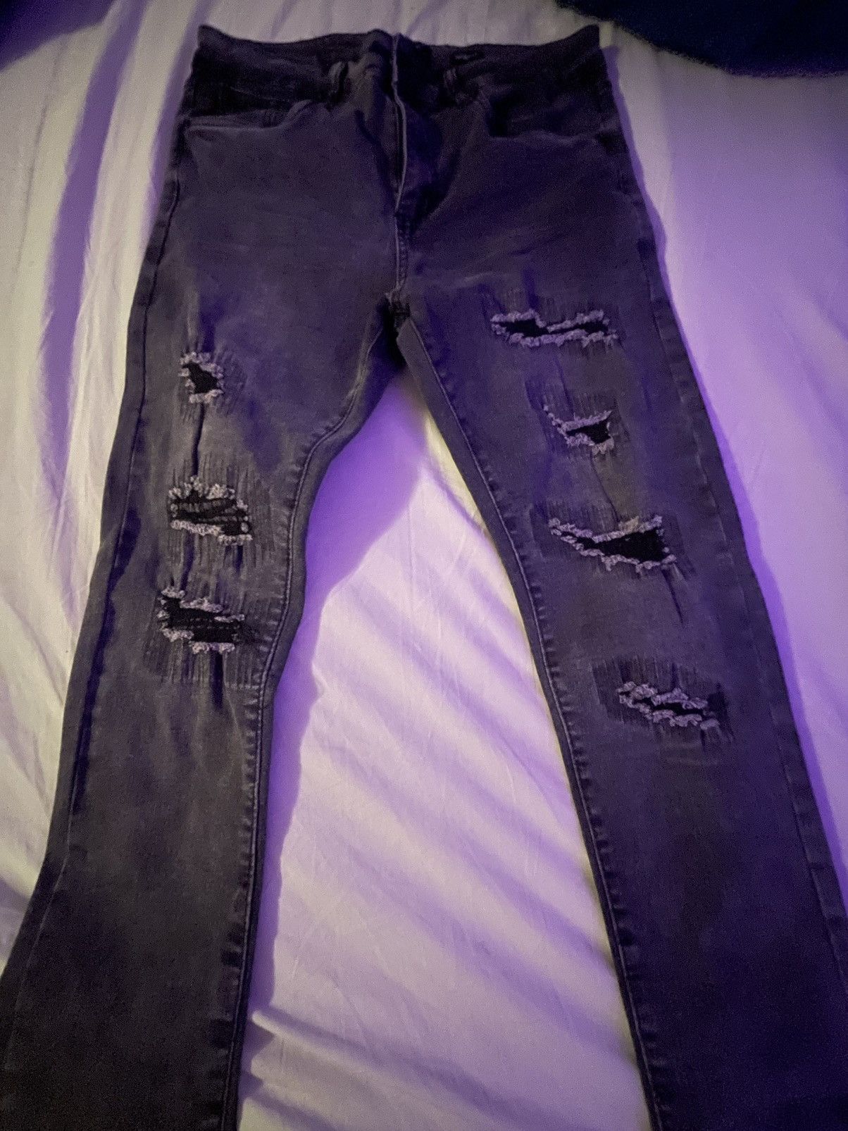 Other Black skinny jeans Size US 32 / EU 48 - 3 Thumbnail