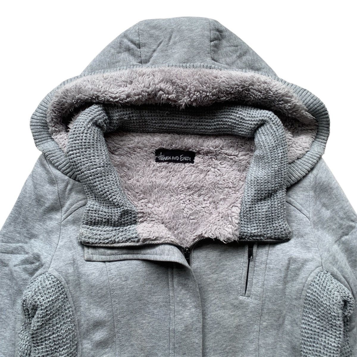 14th Addiction Maruoka Shoji Heaven and Earth Skull Sherpa Zip Hoodie Size US M / EU 48-50 / 2 - 4 Thumbnail