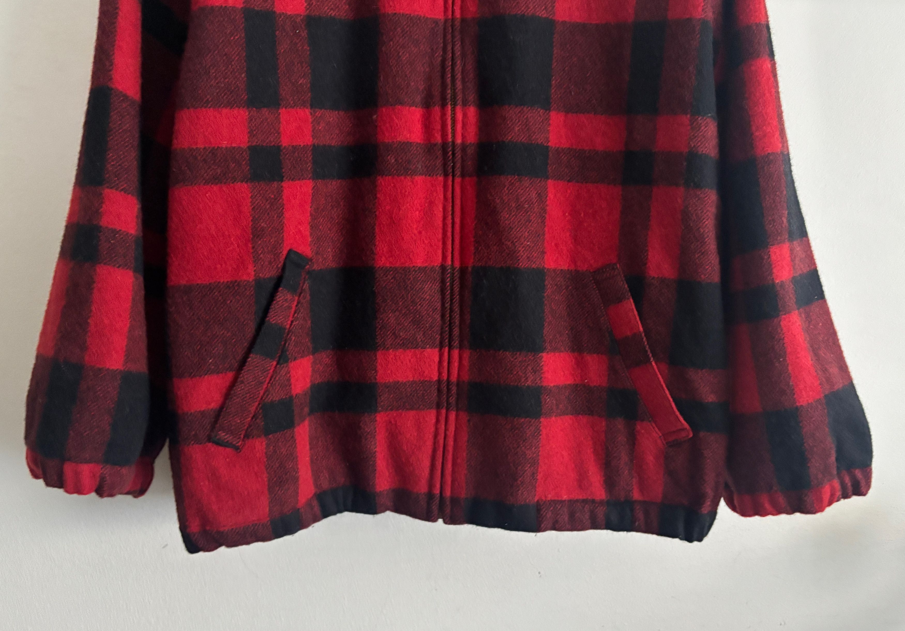 Polo Ralph Lauren Vintage miUSA Buffalo Plaid Wool Zip Jacket - Small Size US S / EU 44-46 / 1 - 6 Thumbnail