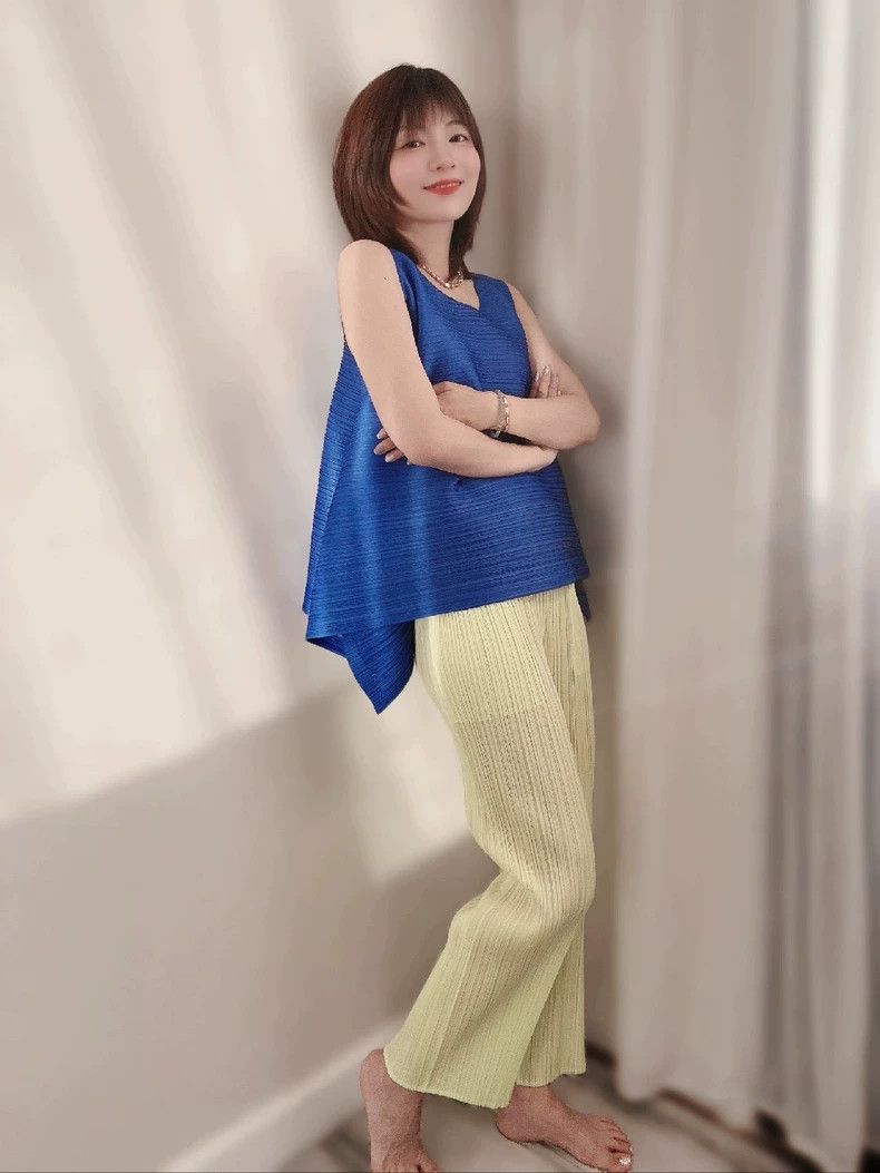Issey Miyake Issey Miyake size:2 Yellow pleated pants Size 42" / US 20 - 6 Thumbnail
