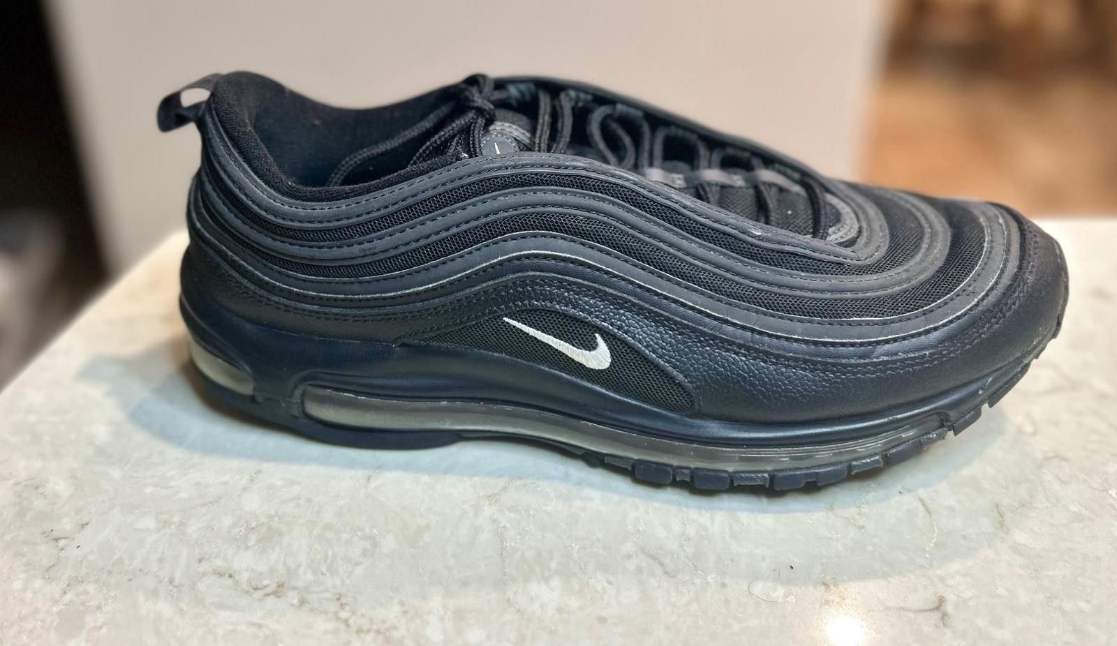 Nike Nike Air Max 97 Triple Black Men’s [11] Sneakers Anthracite Size US 11 / EU 44 - 6 Thumbnail