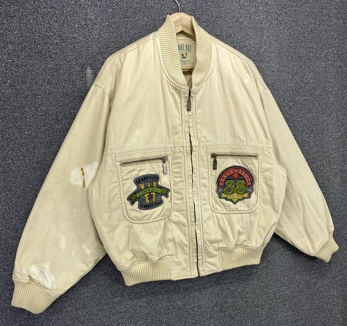 Japanese Brand Vintage Page Boy Patchwork Kapital Inspired Bomber Jacket Size M / US 6-8 / IT 42-44 - 2 Thumbnail