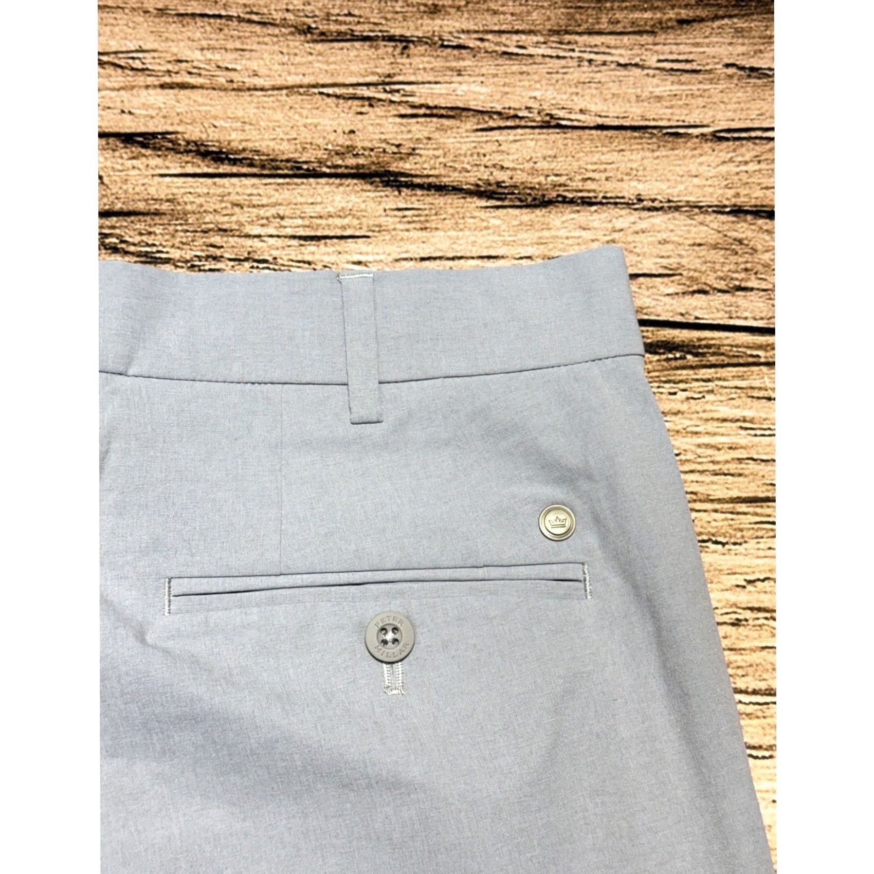 Peter Millar Peter Millar Crown Crafted Trousers Mens 42/30 Gray Performance Golf Pants Size US 42 / EU 58 - 3 Thumbnail
