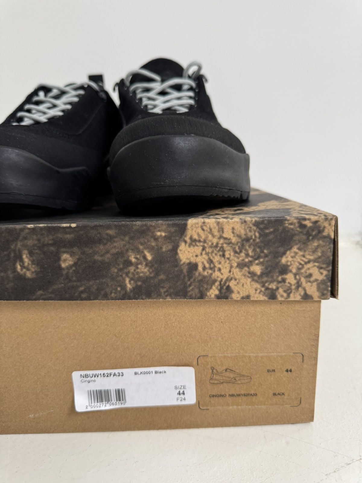 ROA ROA Black Cingino Low-top Shoes Size US 11 / EU 44 - 6 Thumbnail