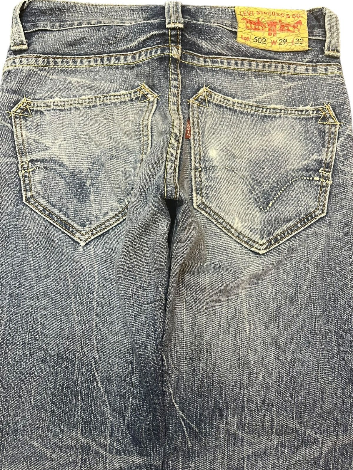 Levi's Vintage Levi’s 502 Whiskers Honeycomb Denim Size US 30 / EU 46 - 6 Thumbnail