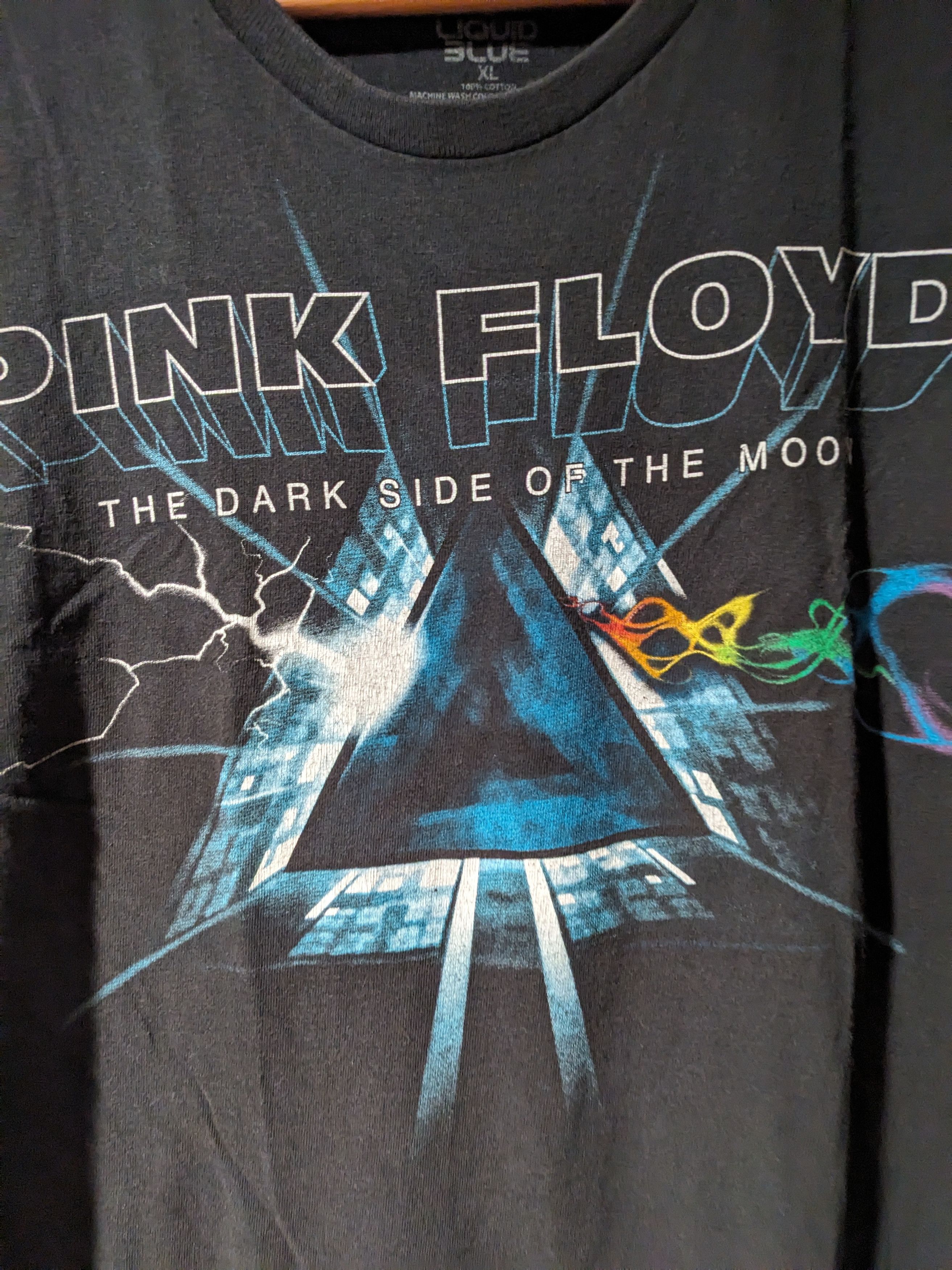 Liquid Blue × Pink Floyd × Vintage Pink Floyd Dark Side of the Moon 2013 Liquid Blue XL T-Shirt Size US XL / EU 56 / 4 - 2 Thumbnail
