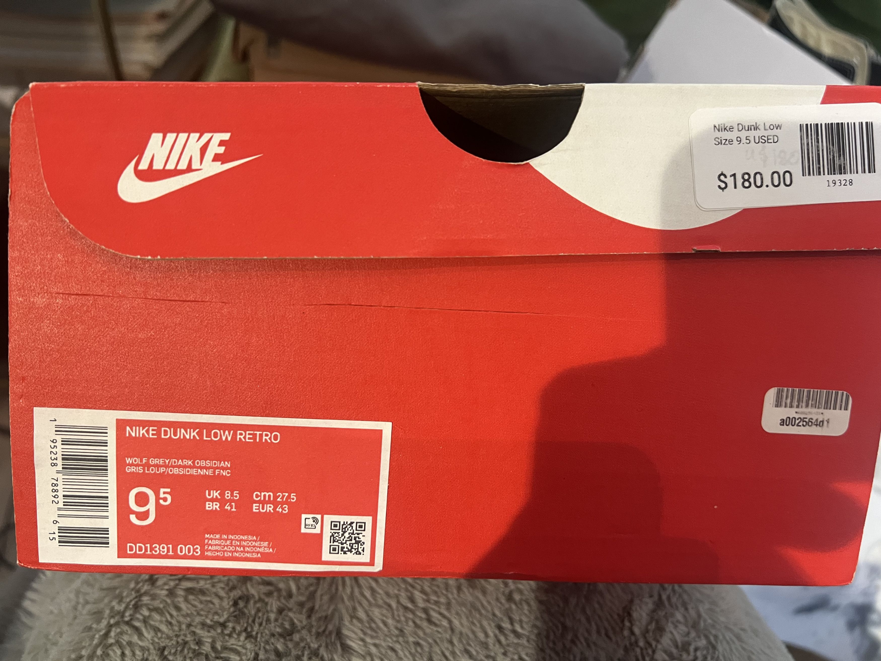 Nike Nike Dunk Low Georgetown Size US 9.5 / EU 42-43 - 9 Thumbnail