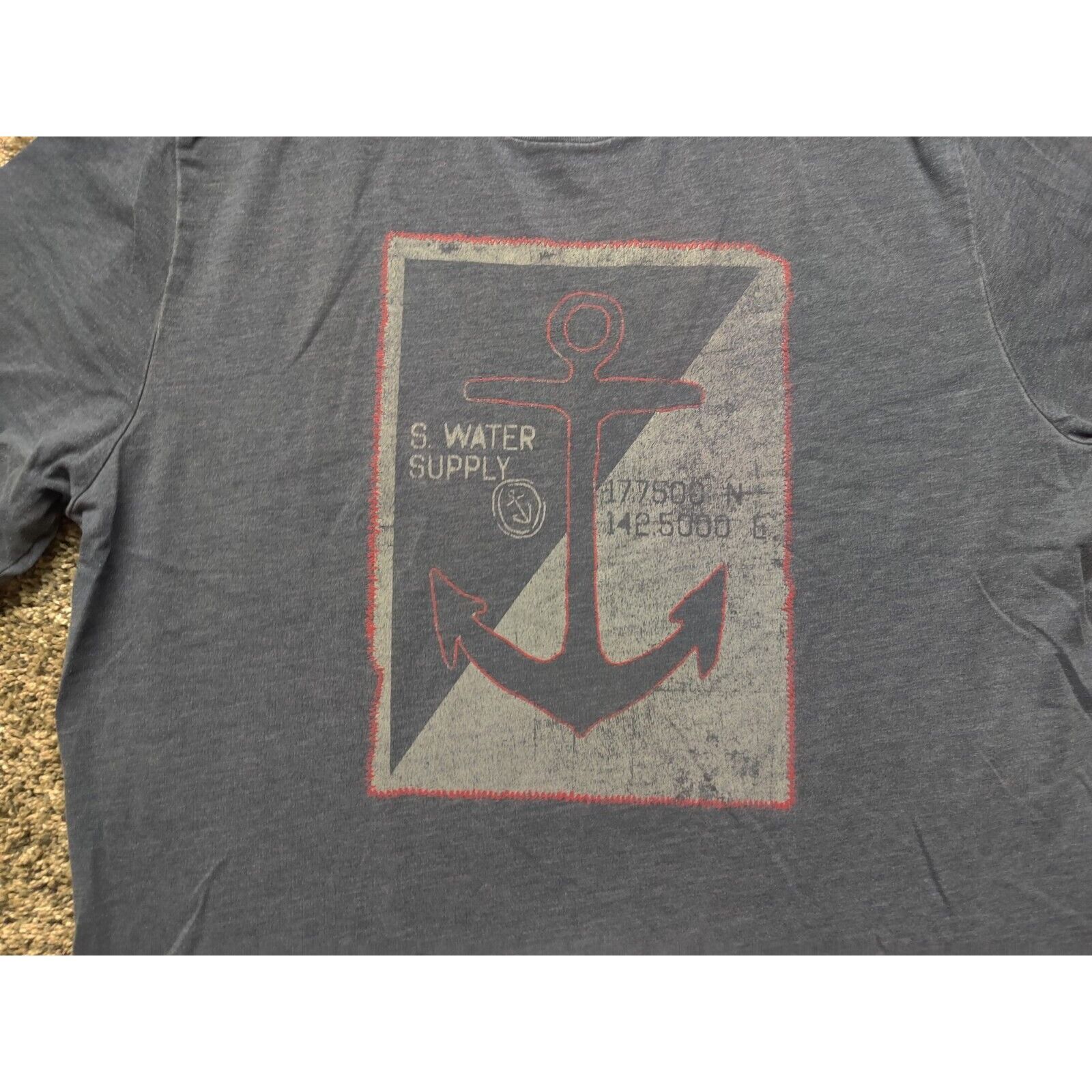 Izod IZOD Shirt Adult Mens Large Gray Salt Water Supply Co Size US L / EU 52-54 / 3 - 2 Thumbnail