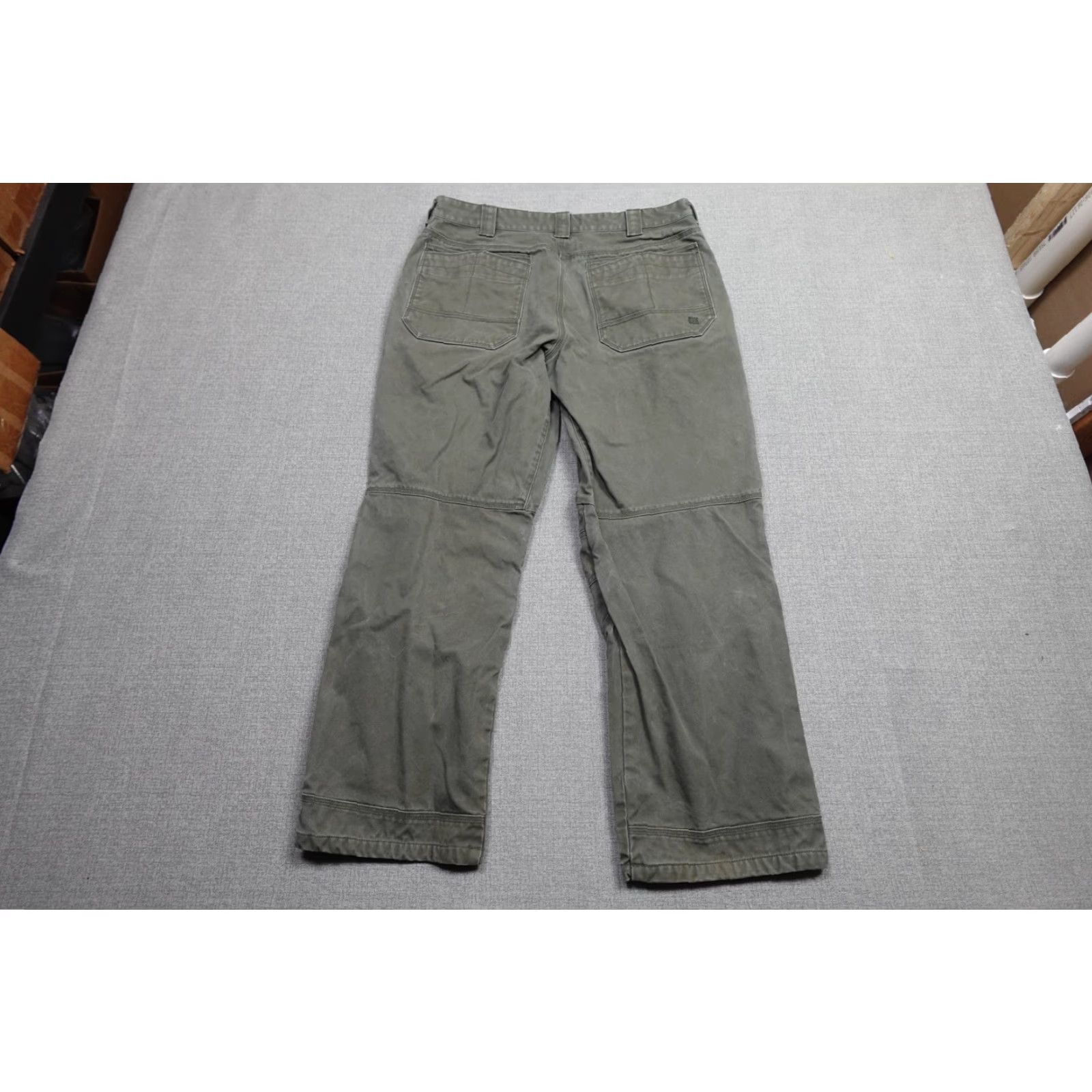 Vintage 5.11 Tactical Taclite Pro Ripstop Pants Mens 38x32 Green Utility Work Reinforced Cargo Pants Mens 38 Green 5.11 Tactical Series TAC-105C Size US 38 / EU 54 - 5 Thumbnail