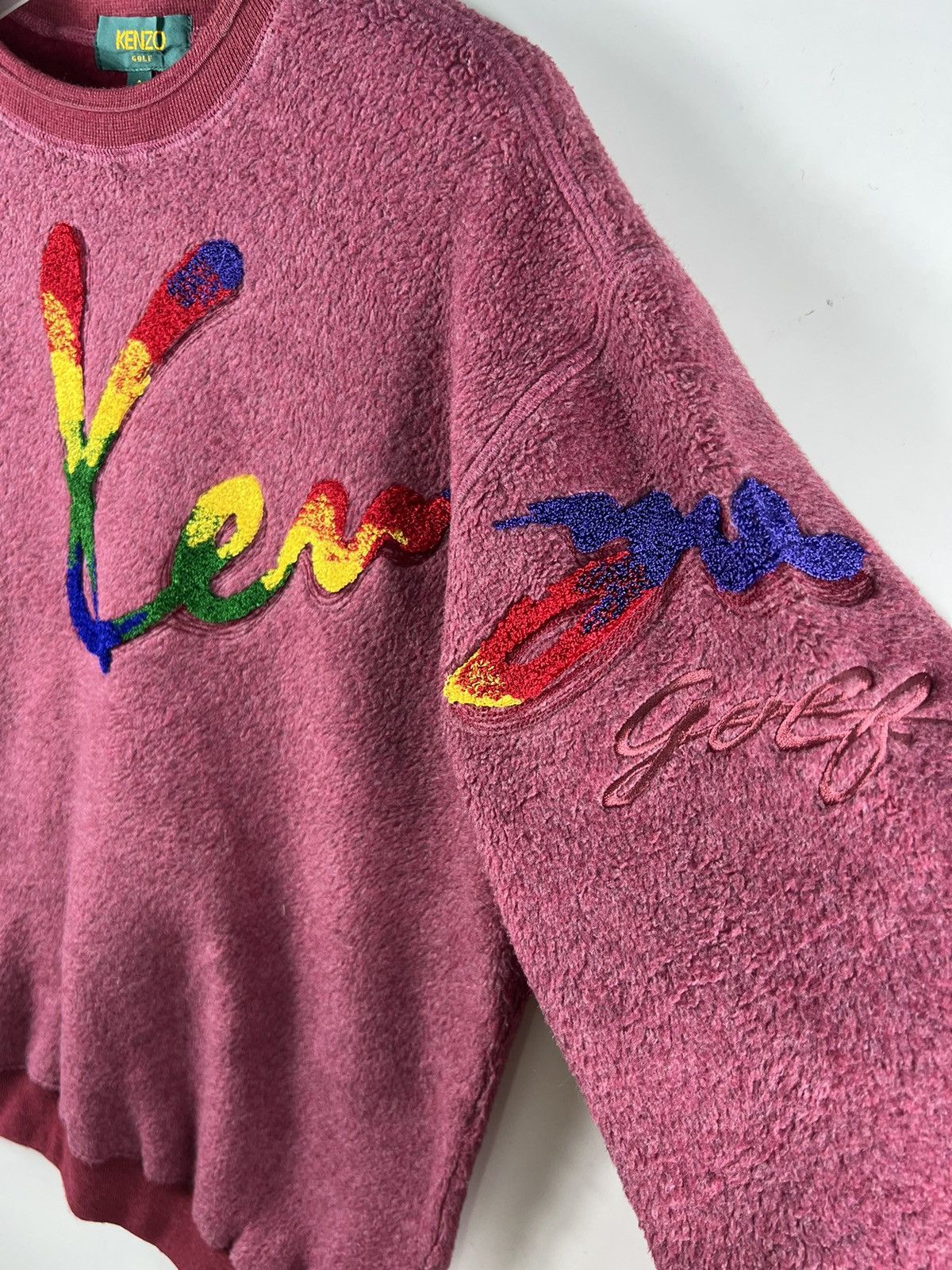 Designer × Kenzo × Vintage 🔥 Vintage KENZO GOLF spellout logo Sweatshirt Size US S / EU 44-46 / 1 - 5 Thumbnail
