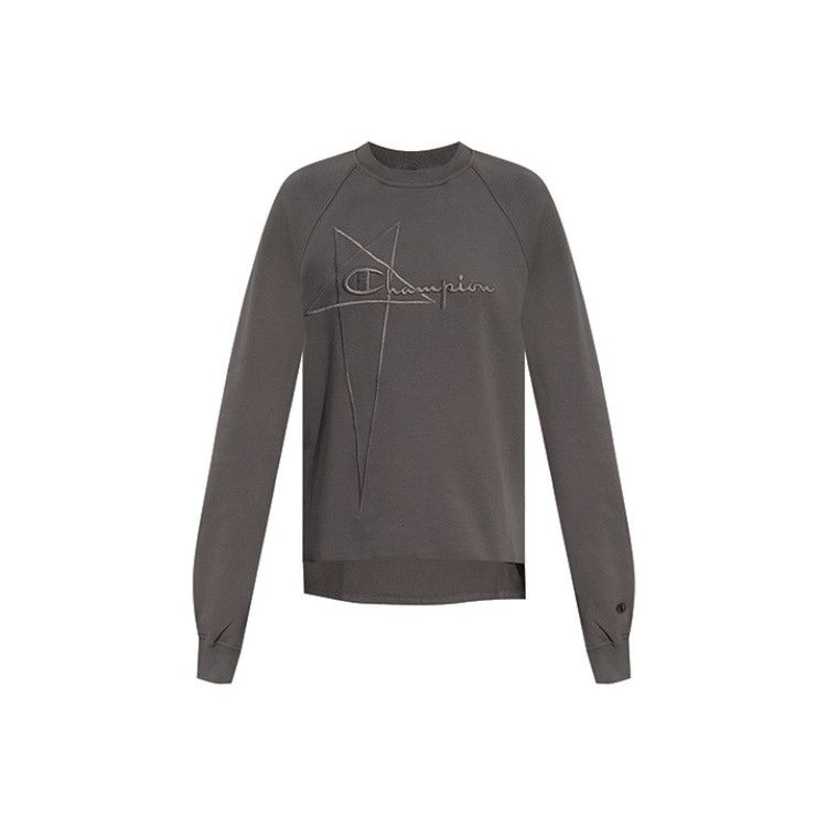 Champion × Rick Owens Rick Owens x Champion Women's Grey Brown Logo Size M / US 6-8 / IT 42-44 - 1 Thumbnail