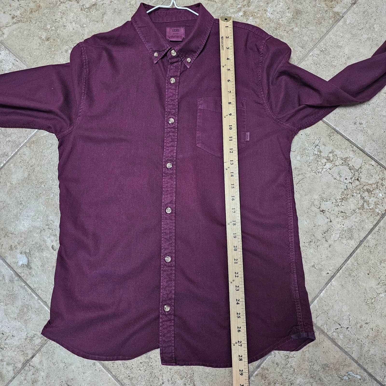 Vans Men's VANS Off The Wall Oxford Style Cotton Shirt SZ Medium Size US M / EU 48-50 / 2 - 7 Thumbnail