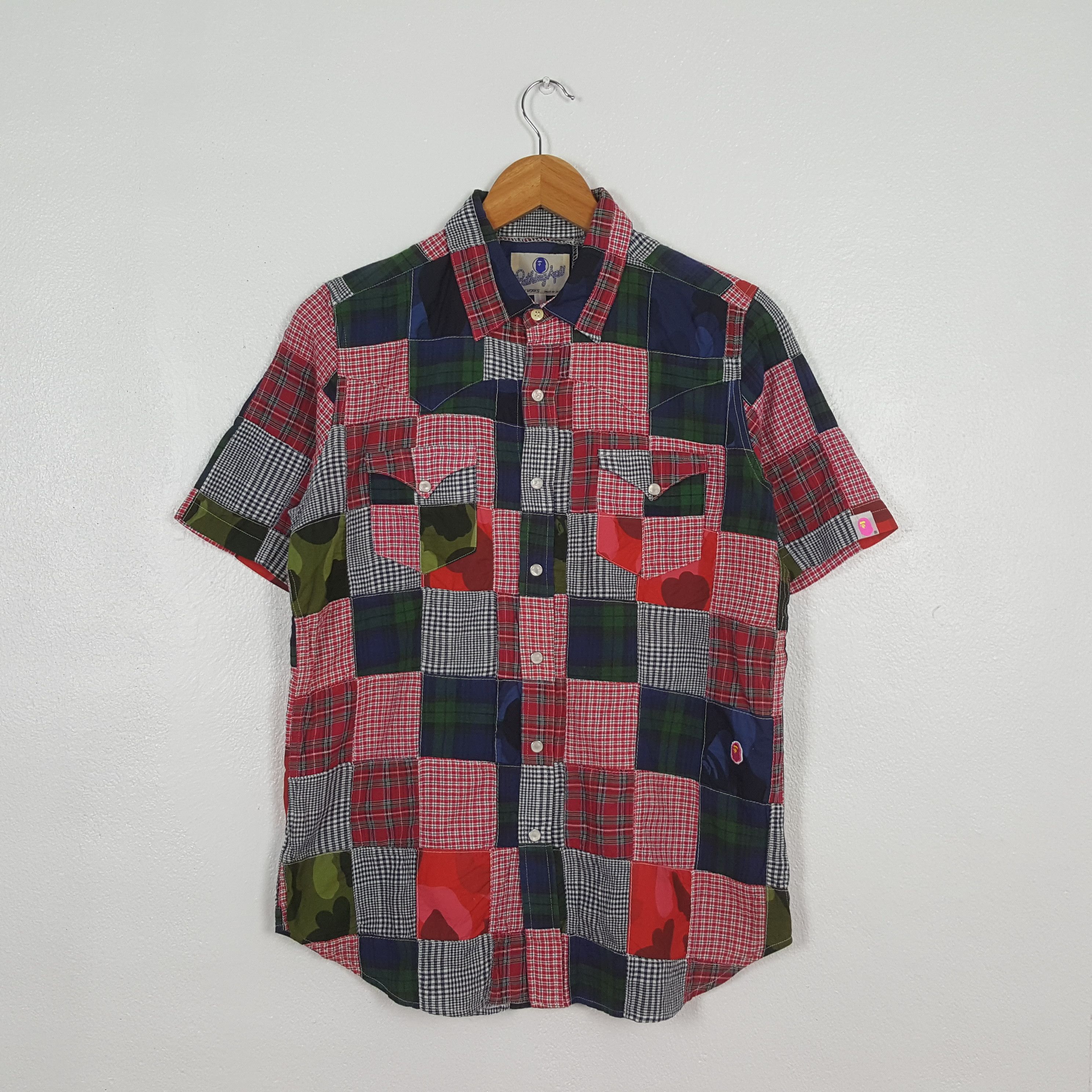 Vintage A Bathing Ape Bape Japanese Brand Shirt C319N23