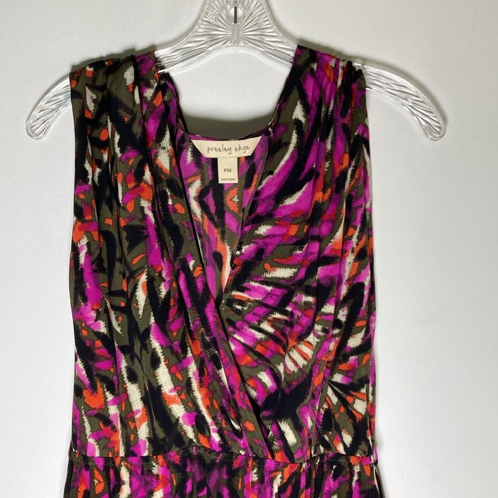 Anthropologie Presley Skye Anthropologie BOHO Silk Dress Size Petite Mediu Size M / US 6-8 / IT 42-44 - 8 Thumbnail