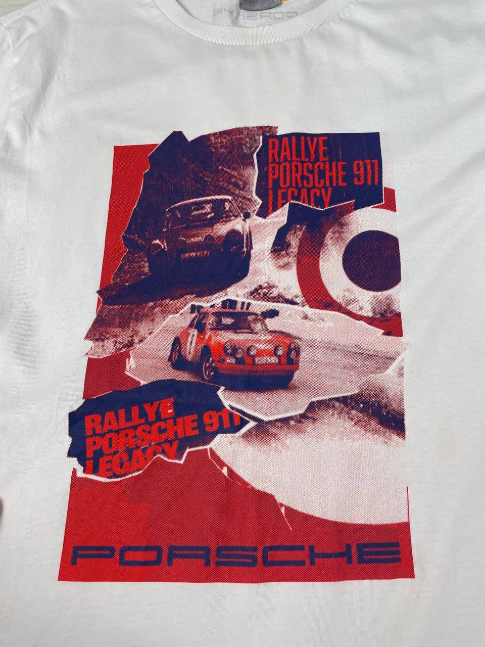 Porsche Design Puma Rally Porshe 911 Big Logo Racing T Shirt Size US XL / EU 56 / 4 - 7 Thumbnail