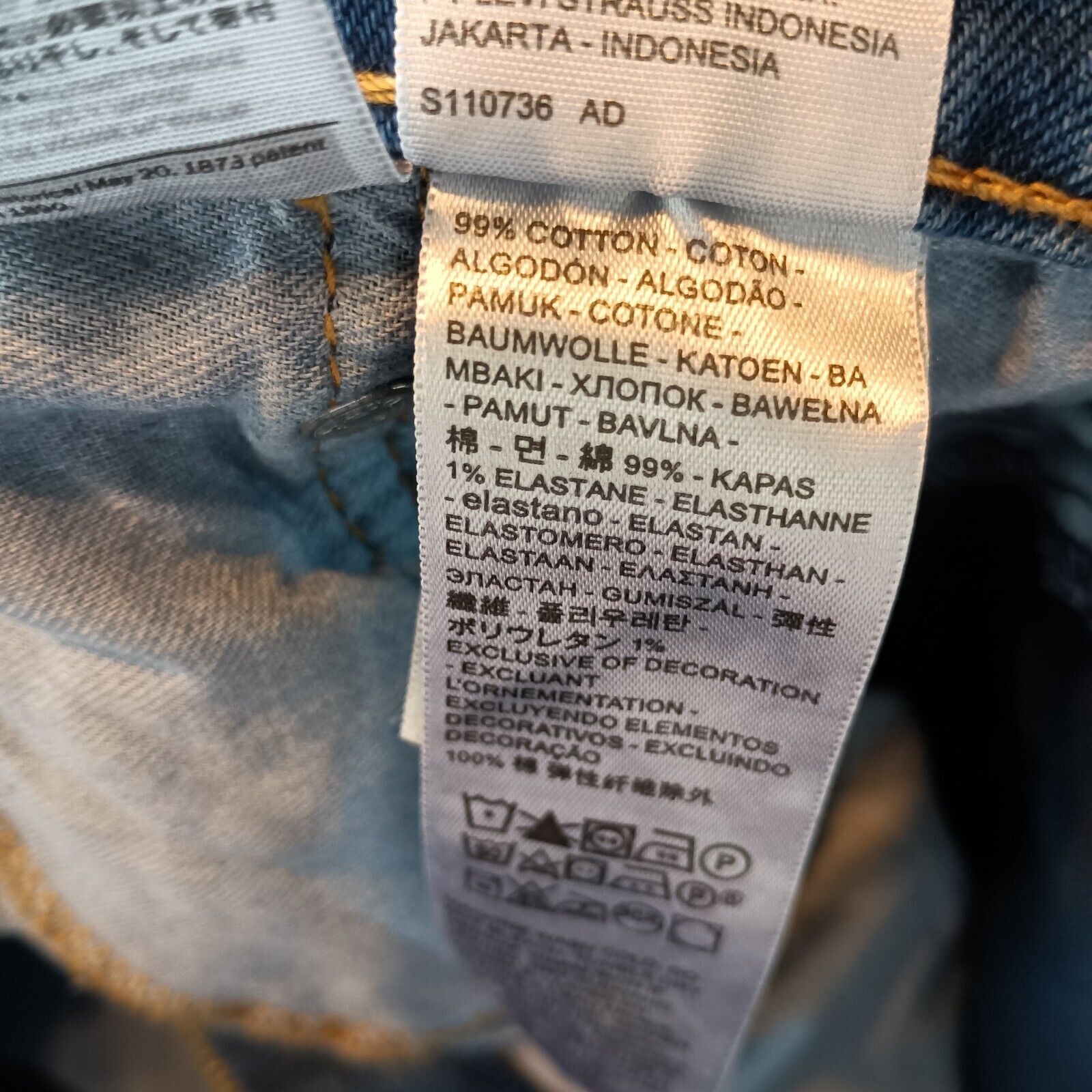 Levi's Levi's 550 Jeans Men's 46x30 Relaxed Fit Stretch Extensible Size US 44 / EU 60 - 5 Thumbnail