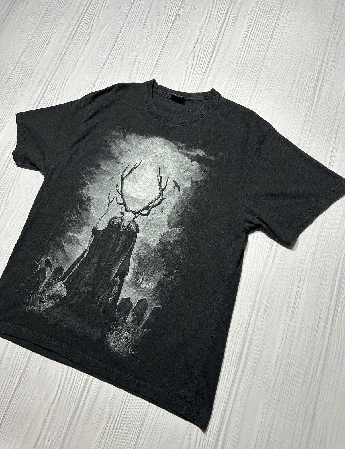 Expert Horror × Vintage Vintage Horror 666 Devil Death T-Shirt Size US XXL / EU 58 / 5 - 3 Thumbnail