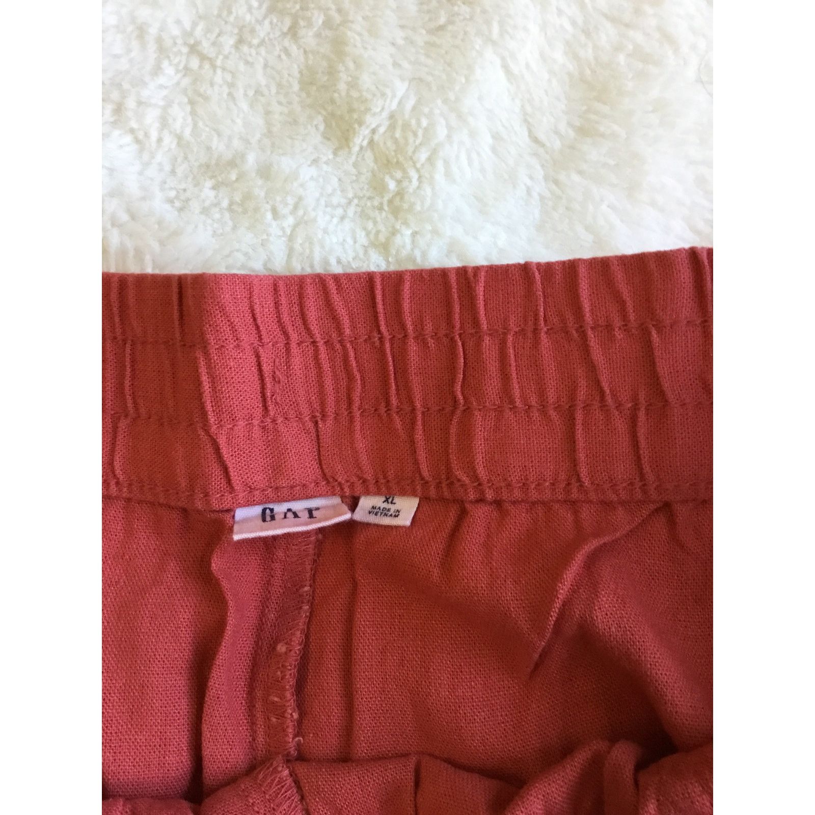 Gap GAP Factory Orange Desert Flower Pull-On Utility Shorts Size 32" / US 10 / IT 46 - 14 Thumbnail