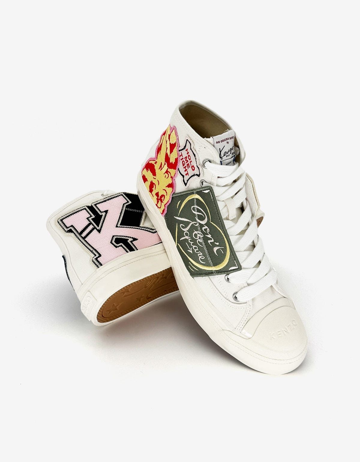Kenzo Kenzo Hoshi White High Top Trainers Size US 11 / EU 44 - 4 Thumbnail