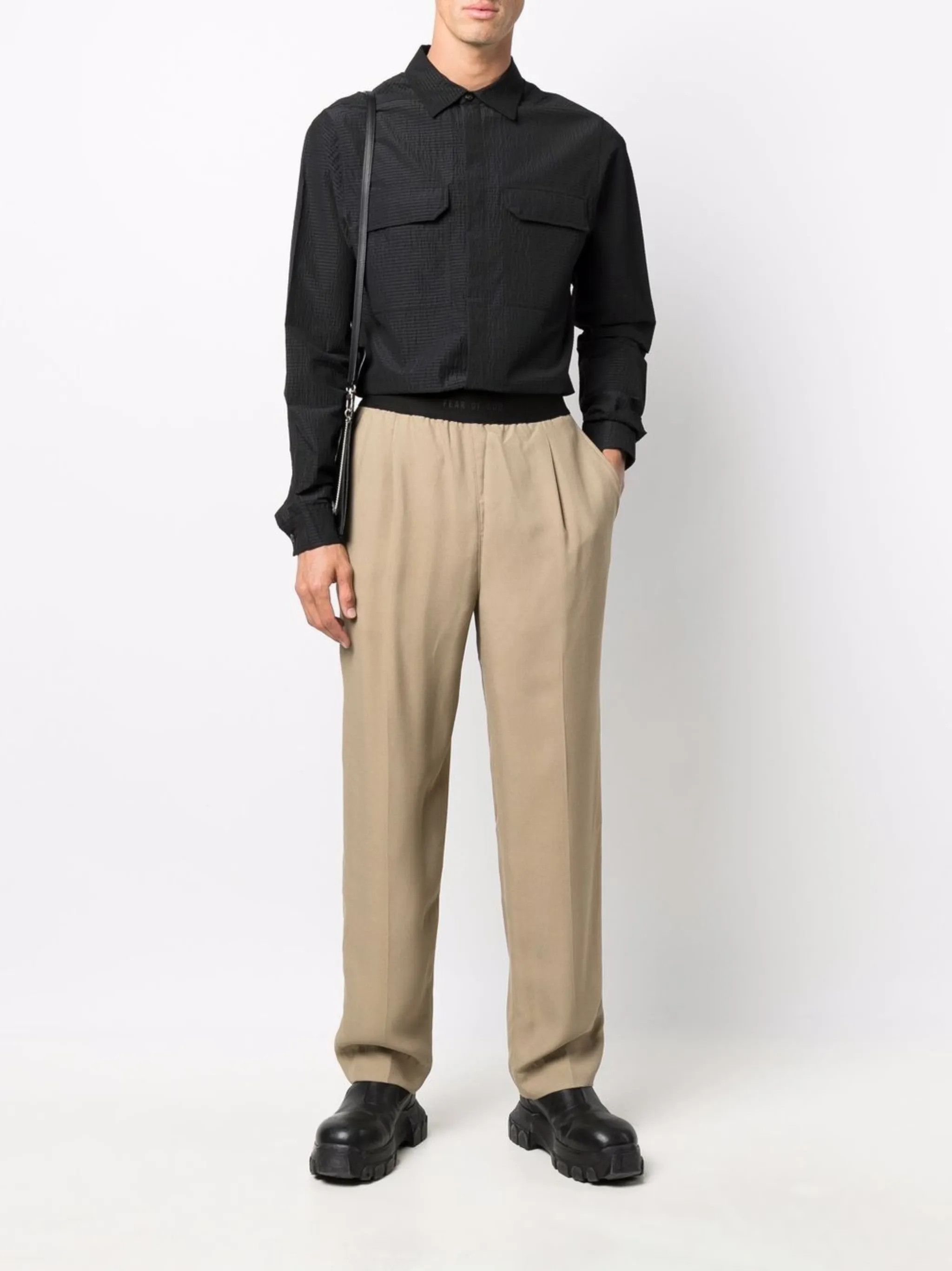 Fear of God o1y0125 Jogger & Sweatpant in Beige/Black Size US 30 / EU 46 - 5 Thumbnail