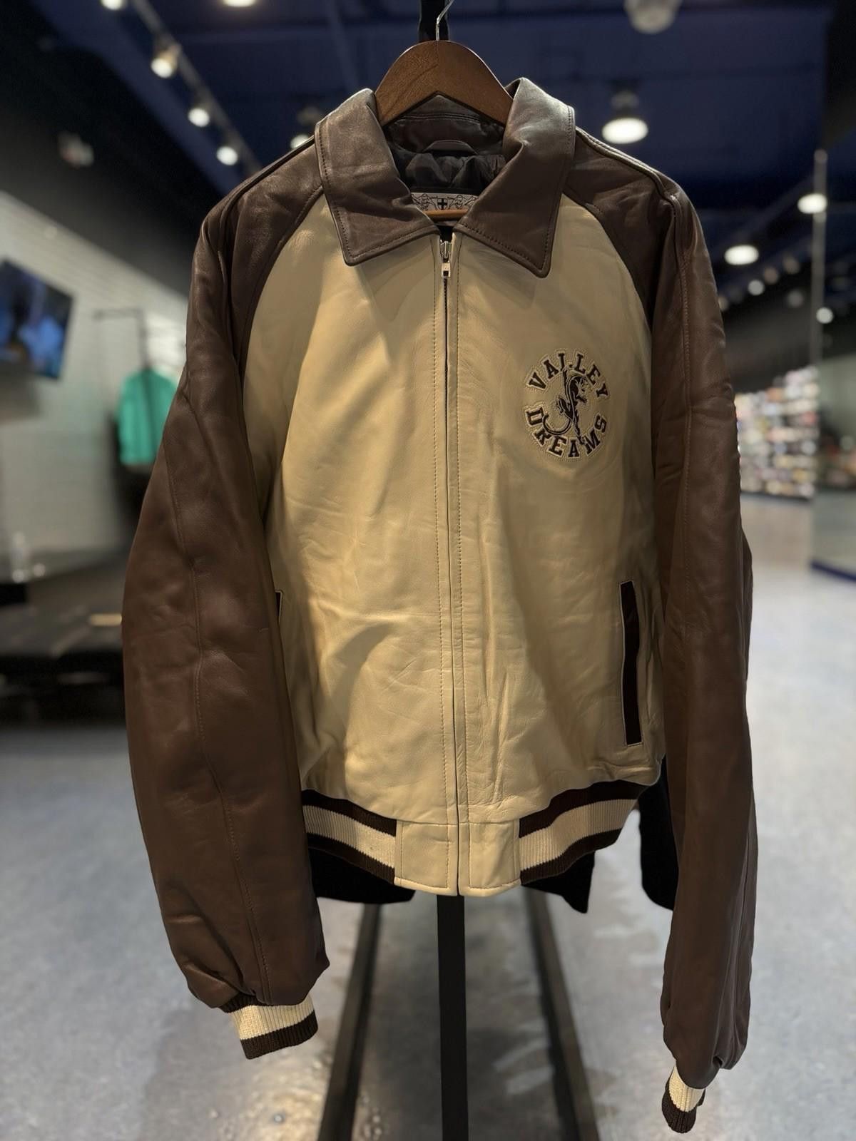 Other ValeLives Valley Leather Jacket Brown Rare Authentic XXL Size US XXL / EU 58 / 5 - 1 Thumbnail