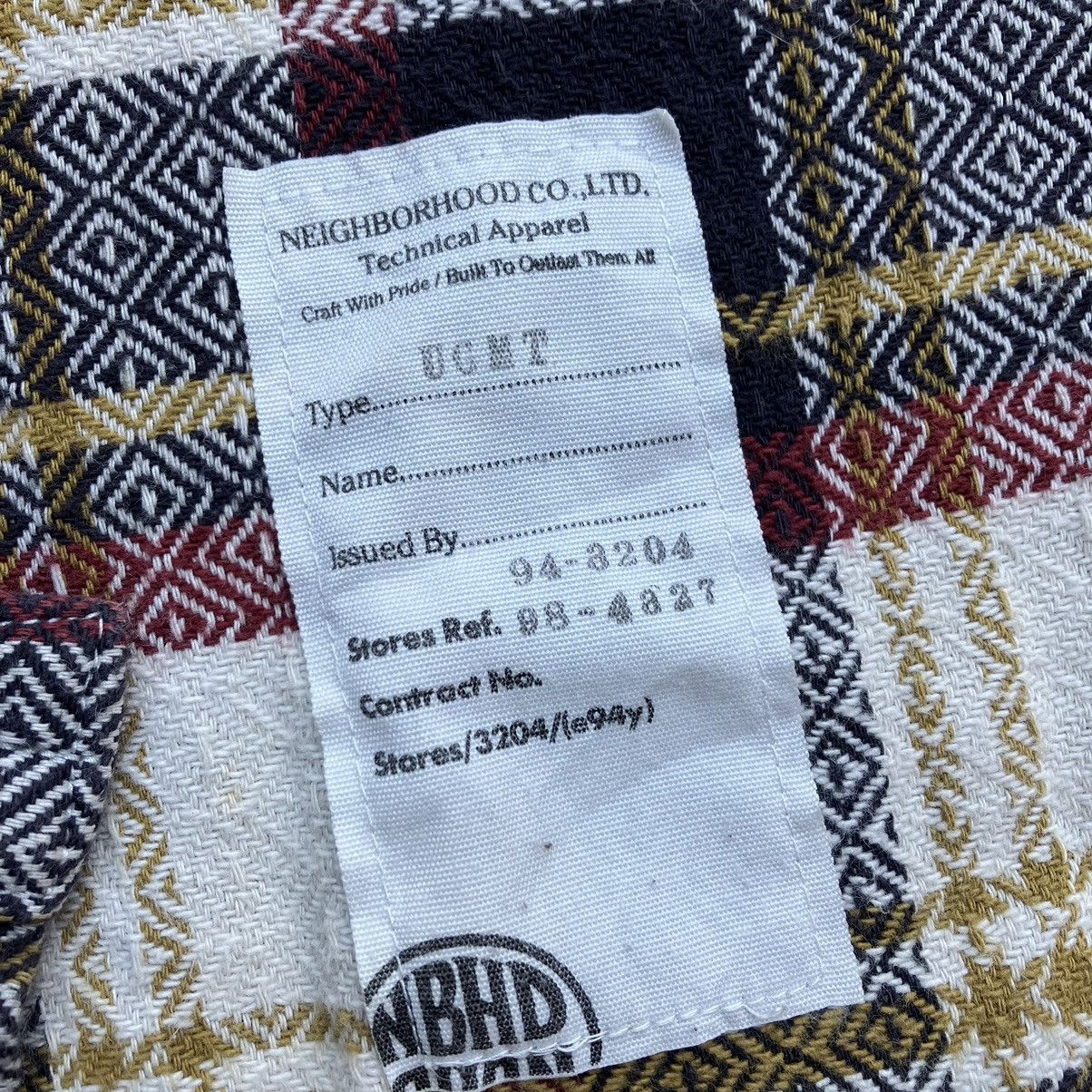 Neighborhood NEIGHBORHOOD FLANNEL PLAID LONG SLEEVE SHIRT Size US L / EU 52-54 / 3 - 4 Thumbnail