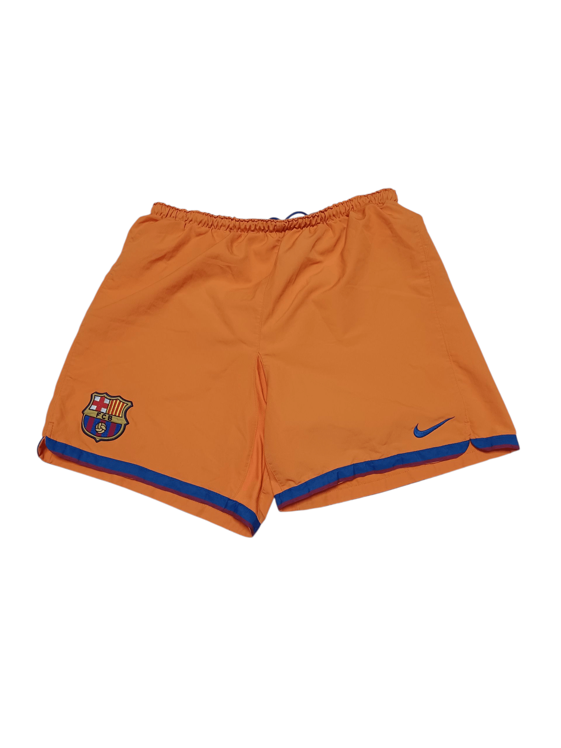 Nike NIKE FC BARCELONA VINTAGE 2006 NYLON SOCCER SHORTS BARCA Size US 34 / EU 50 - 1 Thumbnail
