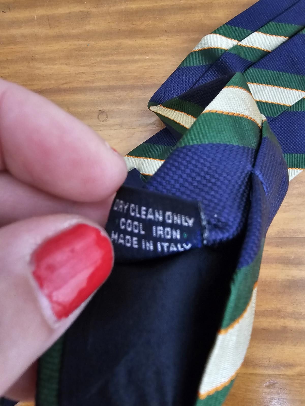 Burberry Burberry Tie Blue Mens 58" x 4" Silk Logo Size ONE SIZE - 4 Thumbnail