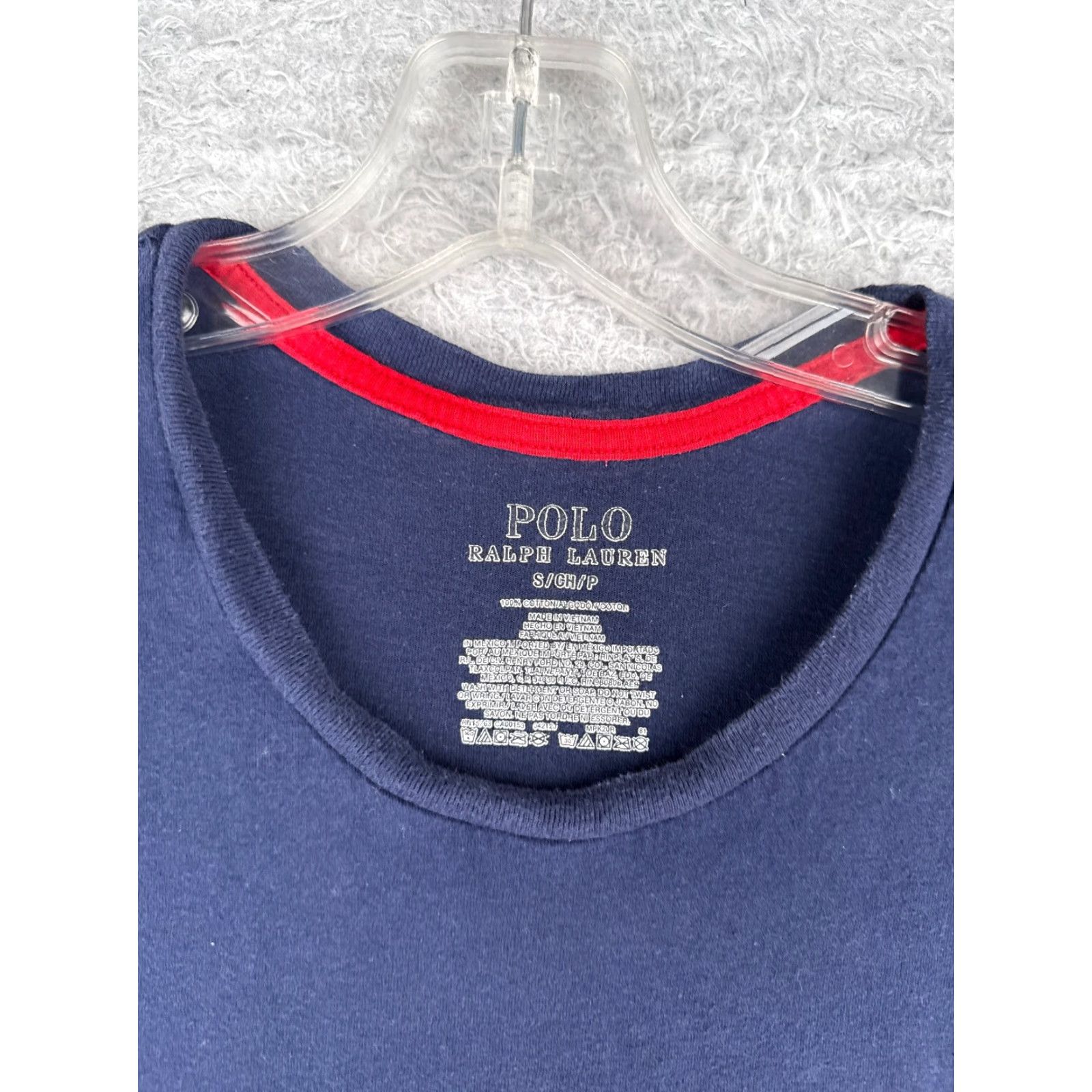 Ralph Lauren Polo Ralph Lauren Shirt Men Small Blue Crew Neck Short Sleeve 100% Cotton READ Size US S / EU 44-46 / 1 - 7 Thumbnail