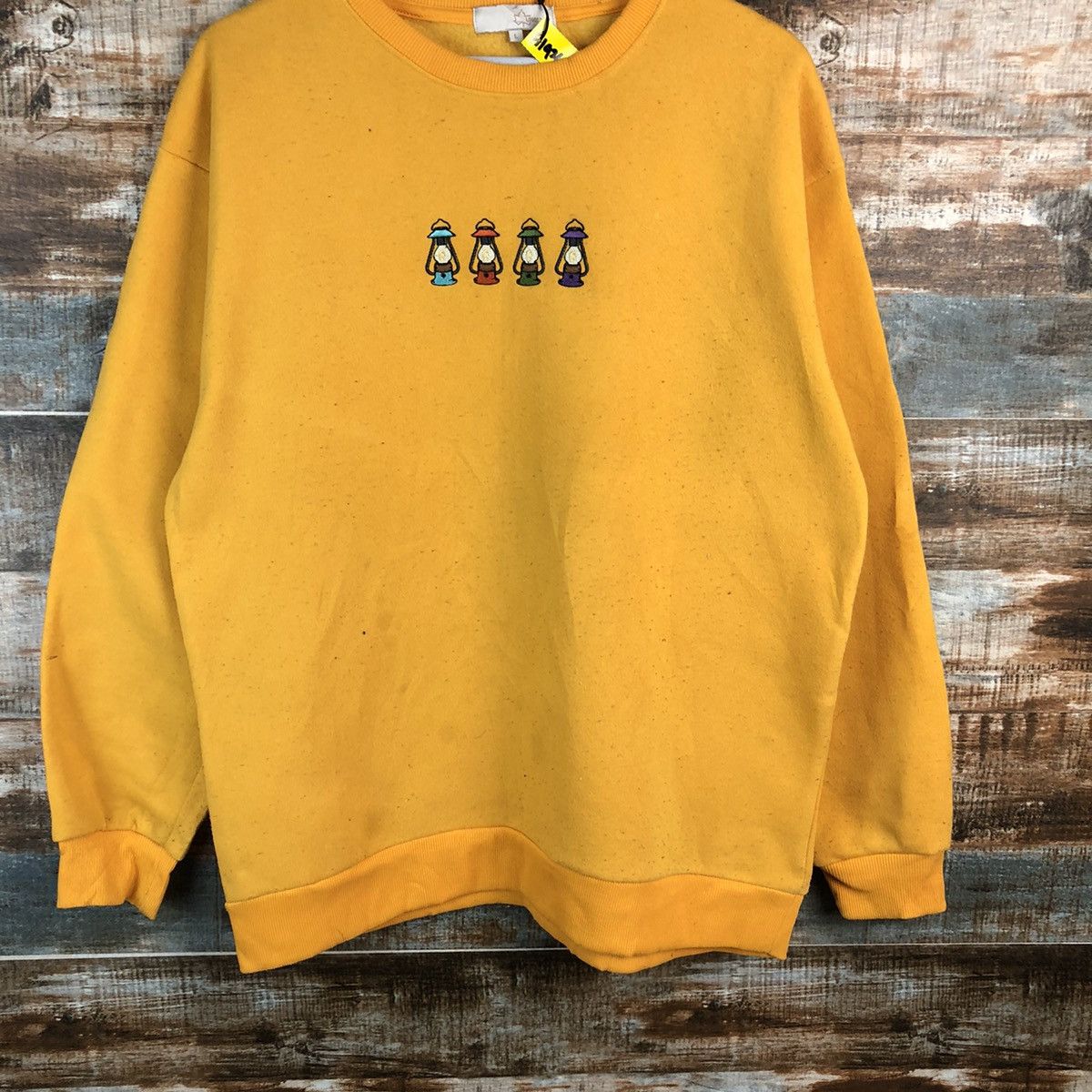 Japanese Brand × Vintage Logos Days Yellow Sweatshirt #A1926 Size US M / EU 48-50 / 2 - 3 Thumbnail