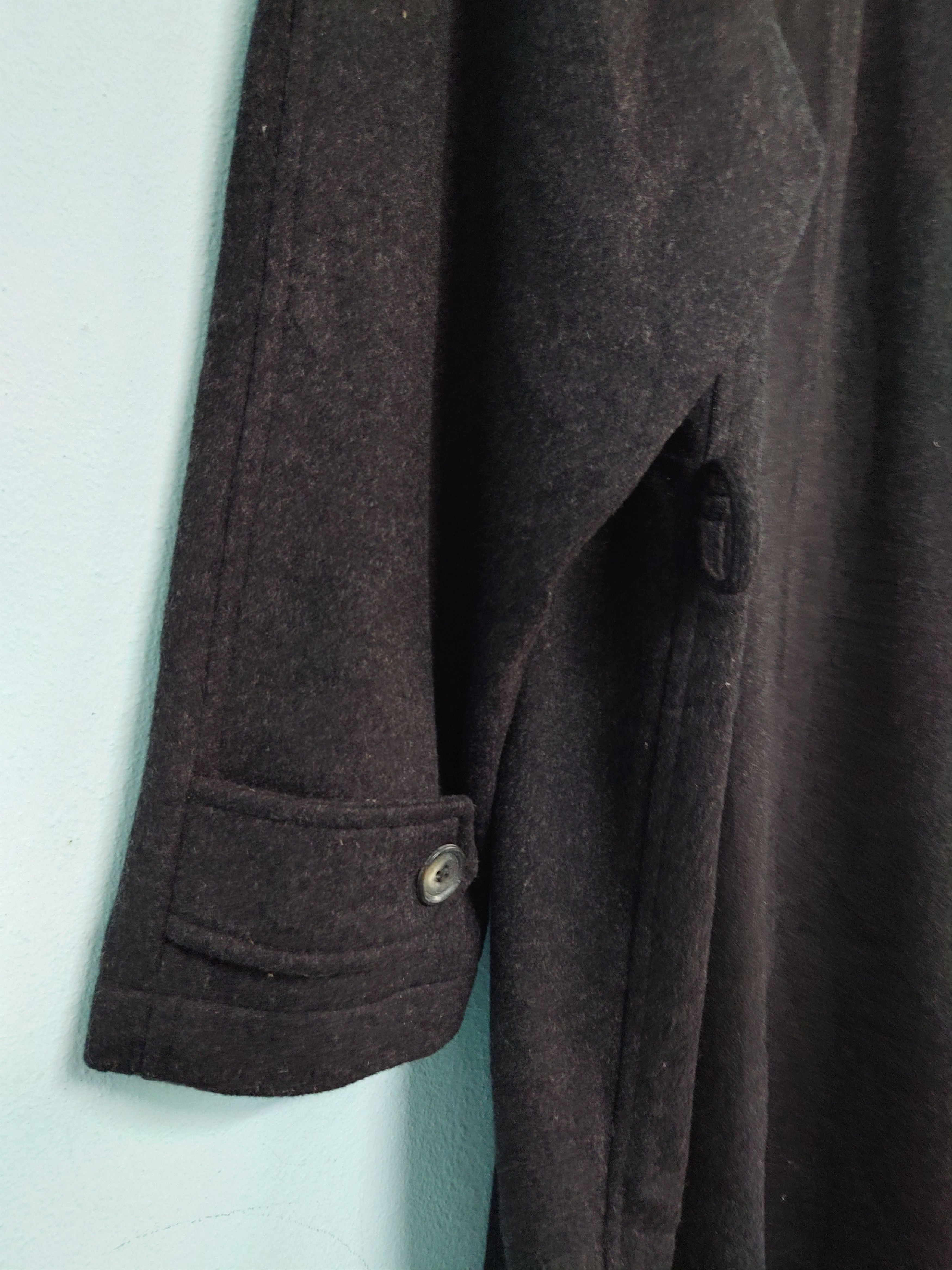 Yves Saint Laurent Vintage Yves Saint Laurent Pour Homme Wool Long Coat Size US M / EU 48-50 / 2 - 9 Thumbnail