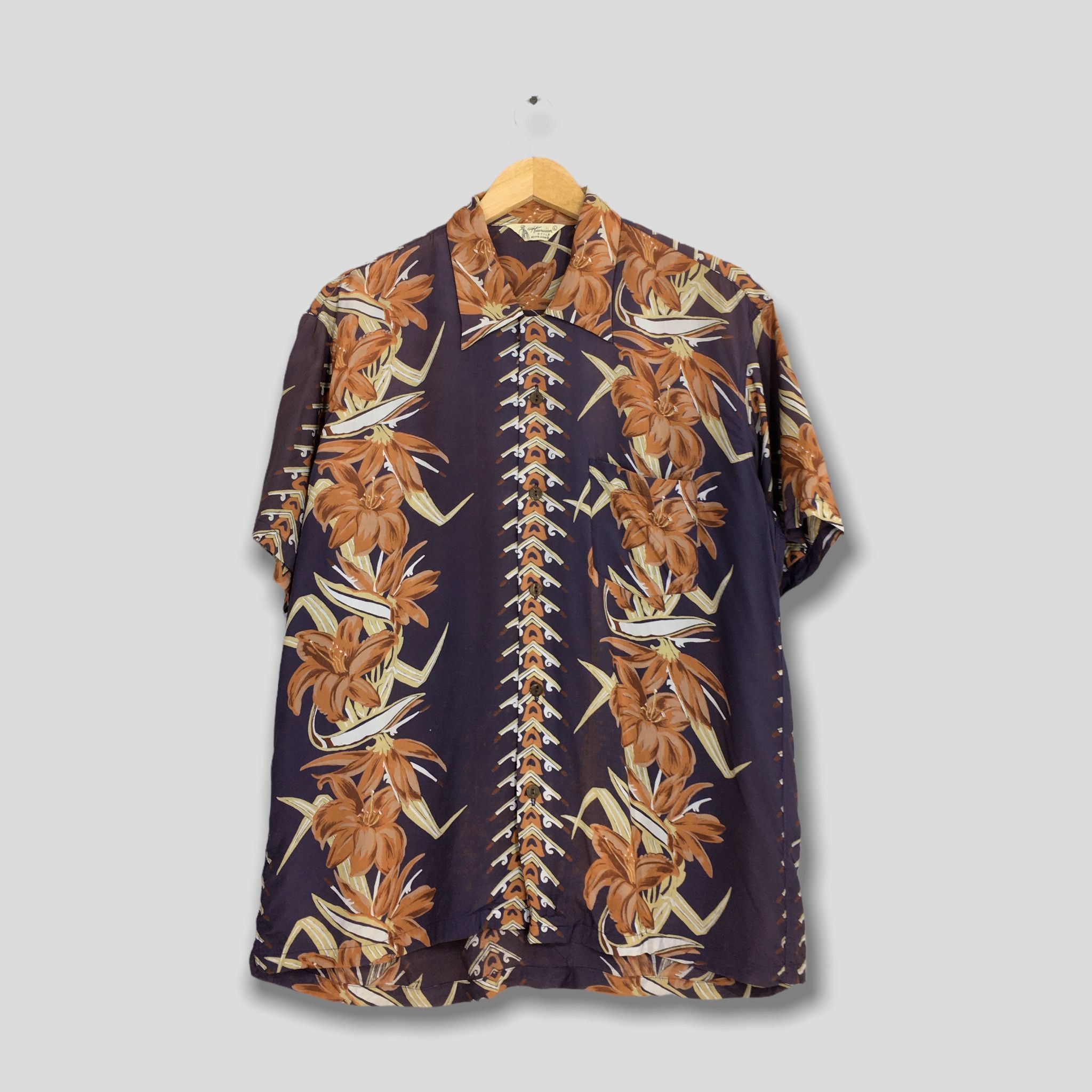 Vintage Vintage 90s Carribean Tropical Hawaiian Aloha Shirt Large Size US L / EU 52-54 / 3 - 1 Thumbnail