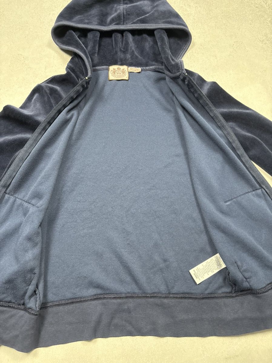 Juicy Couture Vintage 00s Juicy Couture Velour Zip Hoodie Rhinestone Tree Size M / US 6-8 / IT 42-44 - 15 Thumbnail
