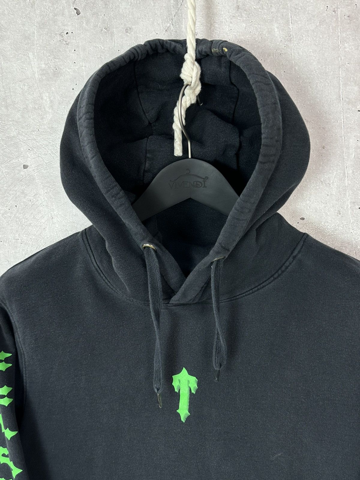 Trapstar London × Vintage Trapstar Printed Black Long Sleeve Hoodie Size US XL / EU 56 / 4 - 3 Thumbnail