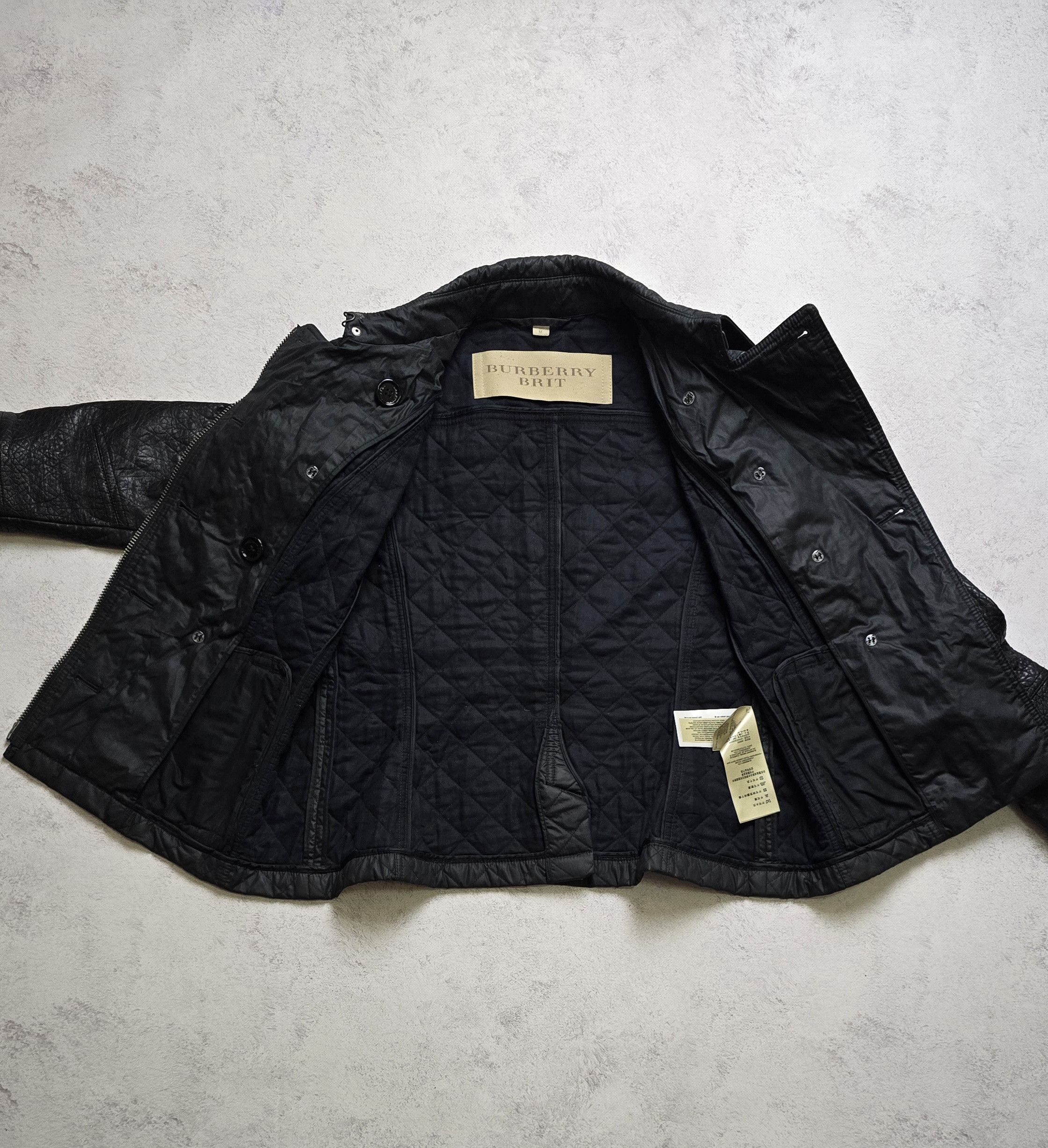Burberry BURBERRY BRIT Quilted Lamb Leather Sleeve Jacket Size M / US 6-8 / IT 42-44 - 5 Thumbnail