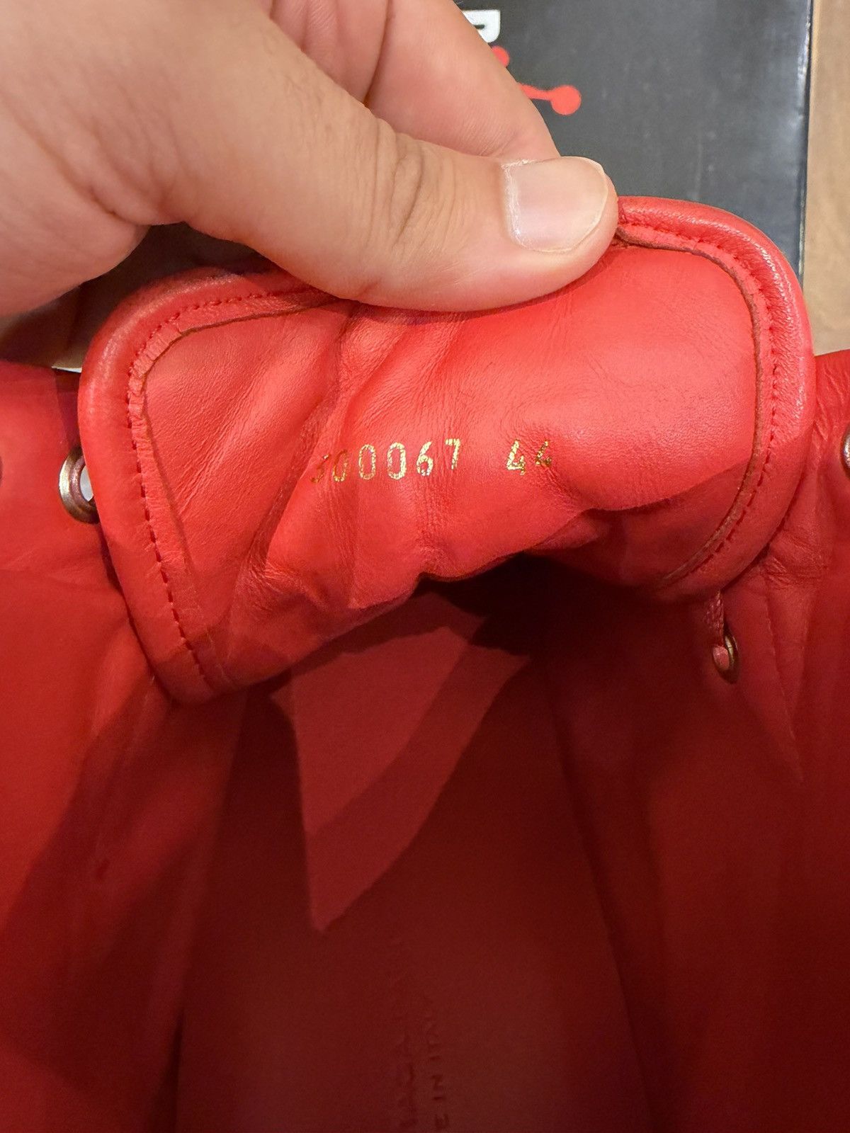 Balenciaga Balenciaga Cotes Pleated Leather High - Red Size US 11 / EU 44 - 8 Thumbnail