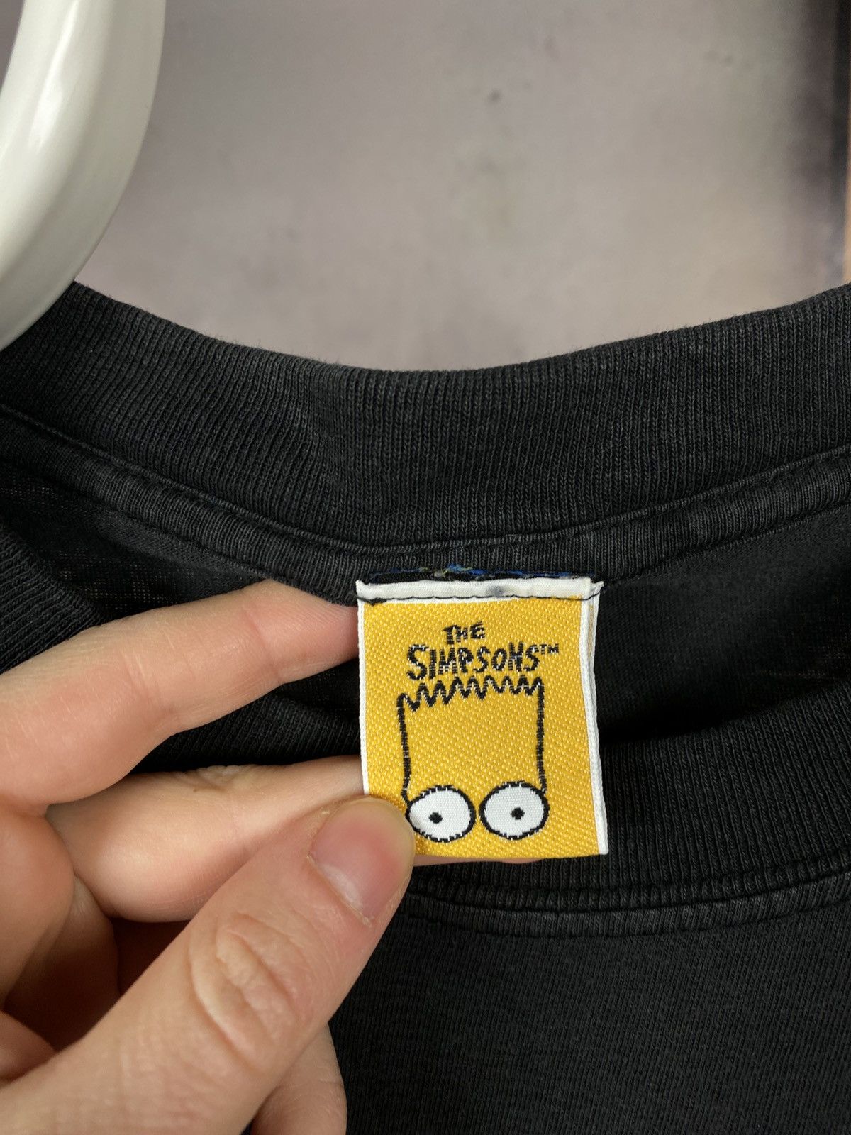 The Simpsons 🍿Vintage 1998 T-Shirt The Simpsons Man In Black Tee🍿 Size US XL / EU 56 / 4 - 11 Thumbnail
