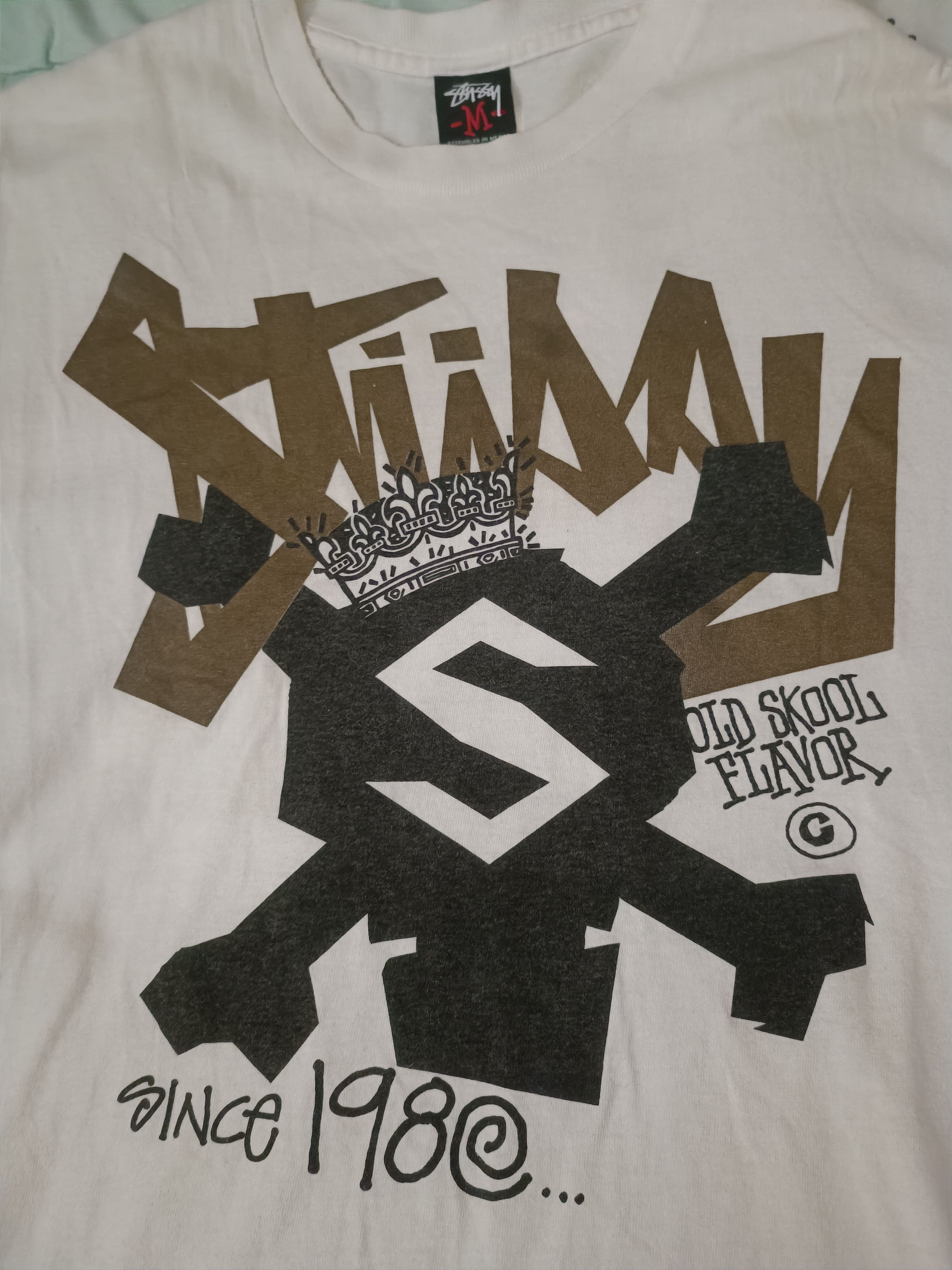Stussy ♦️Vintage Stussy Old Skool Flavor T Shirt Size US M / EU 48-50 / 2 - 5 Thumbnail