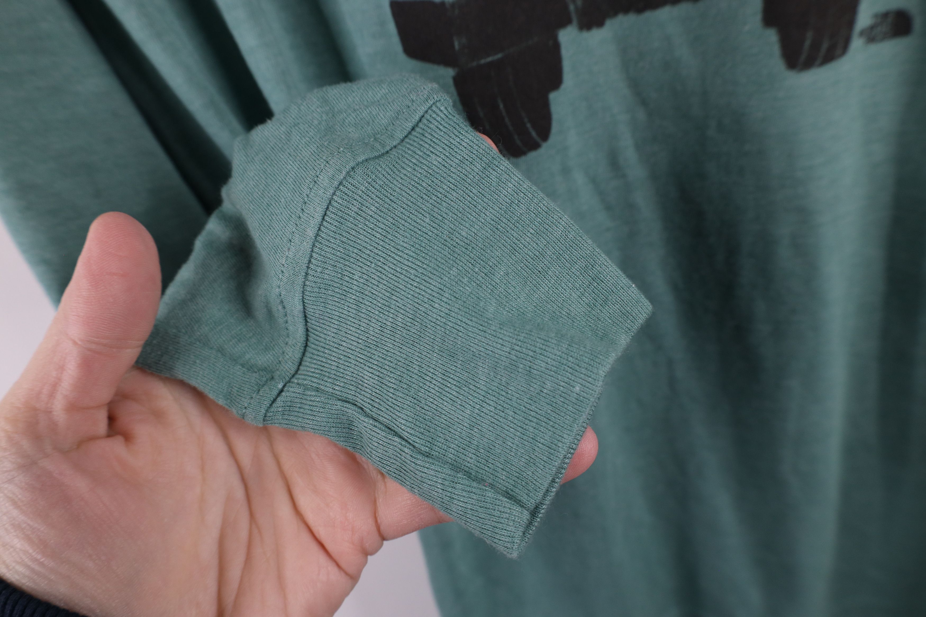 The North Face × Vintage The North Face Van Jersey Knit Long Sleeve T-Shirt Green Size XL / US 12-14 / IT 48-50 - 8 Thumbnail