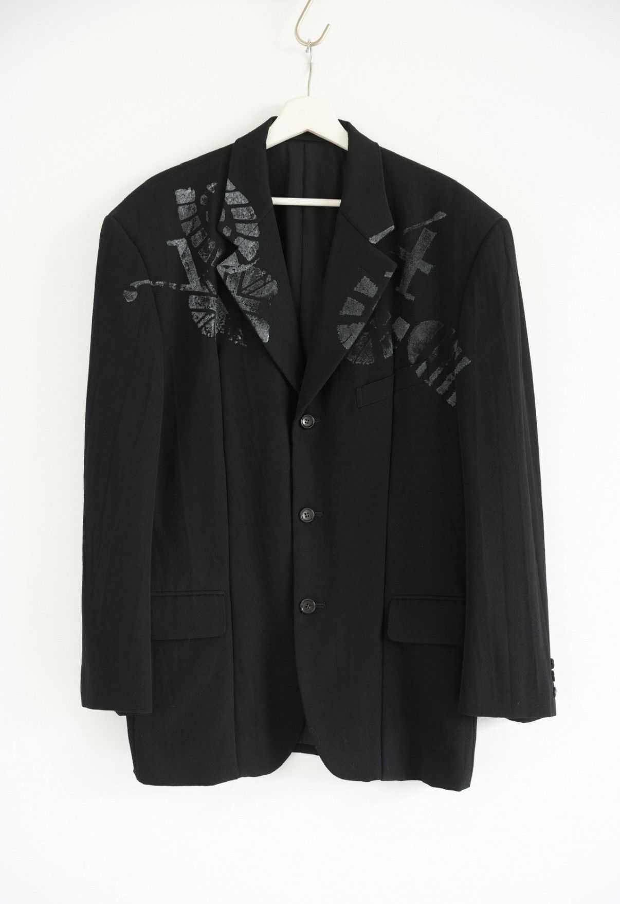 Comme des Garcons Comme des Garçons 95AW Number Footprint Blazer J4 Size US L / EU 52-54 / 3 - 1 Thumbnail