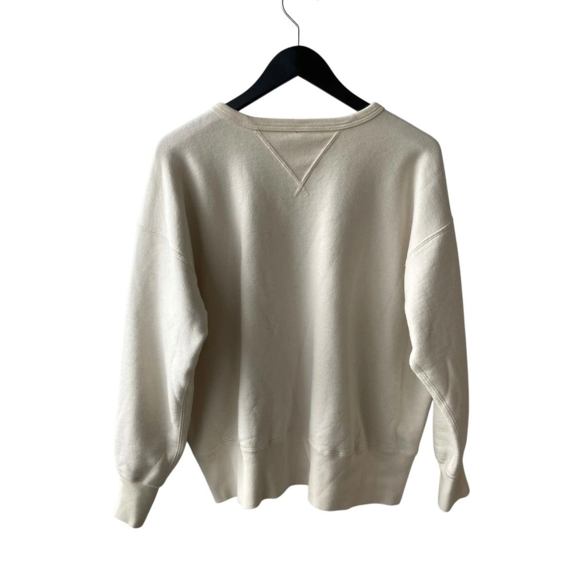 Taiga Takahashi TAIGA TAKAHASHI Plain Pullover Sweatshirt Ivory 42 Size US S / EU 44-46 / 1 - 2 Thumbnail