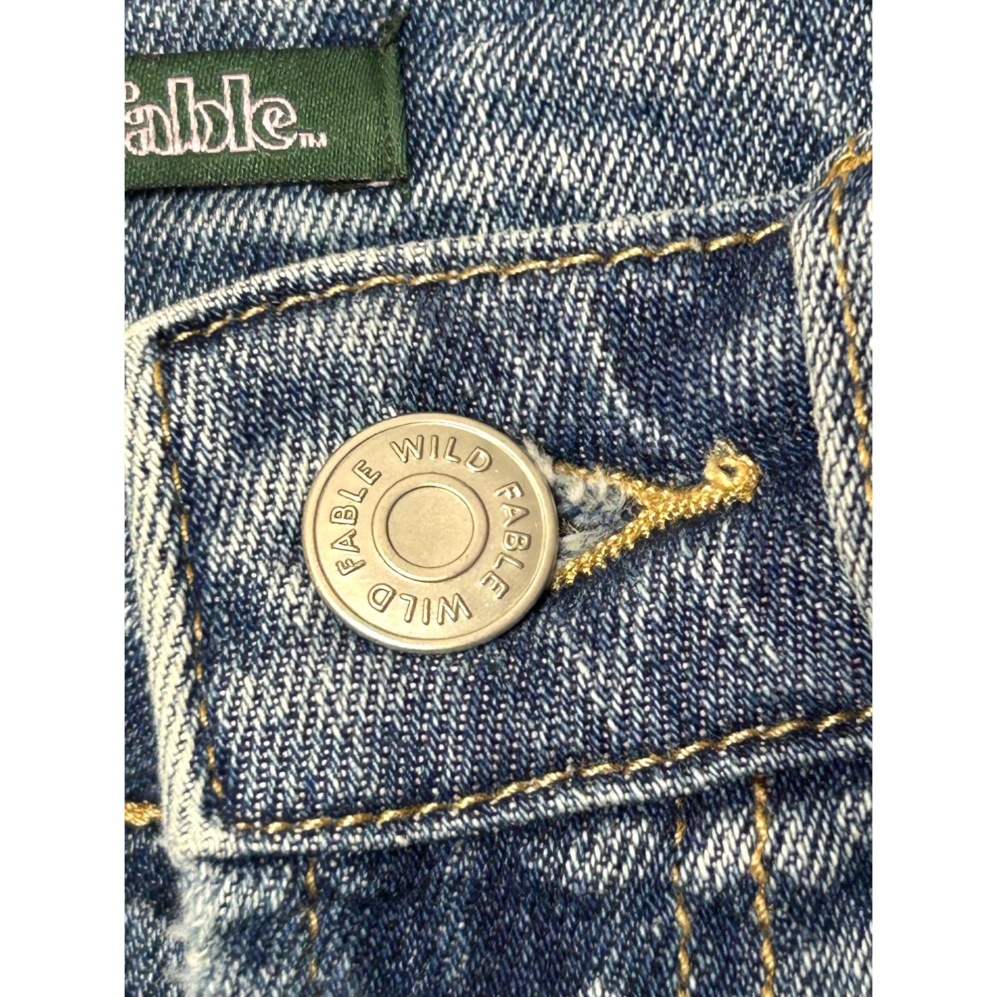 Other Wild Fable Women’s Jeans 0 Blue High Rise Distressed Tapered Size 25" / US 0 / IT 36 - 11 Thumbnail