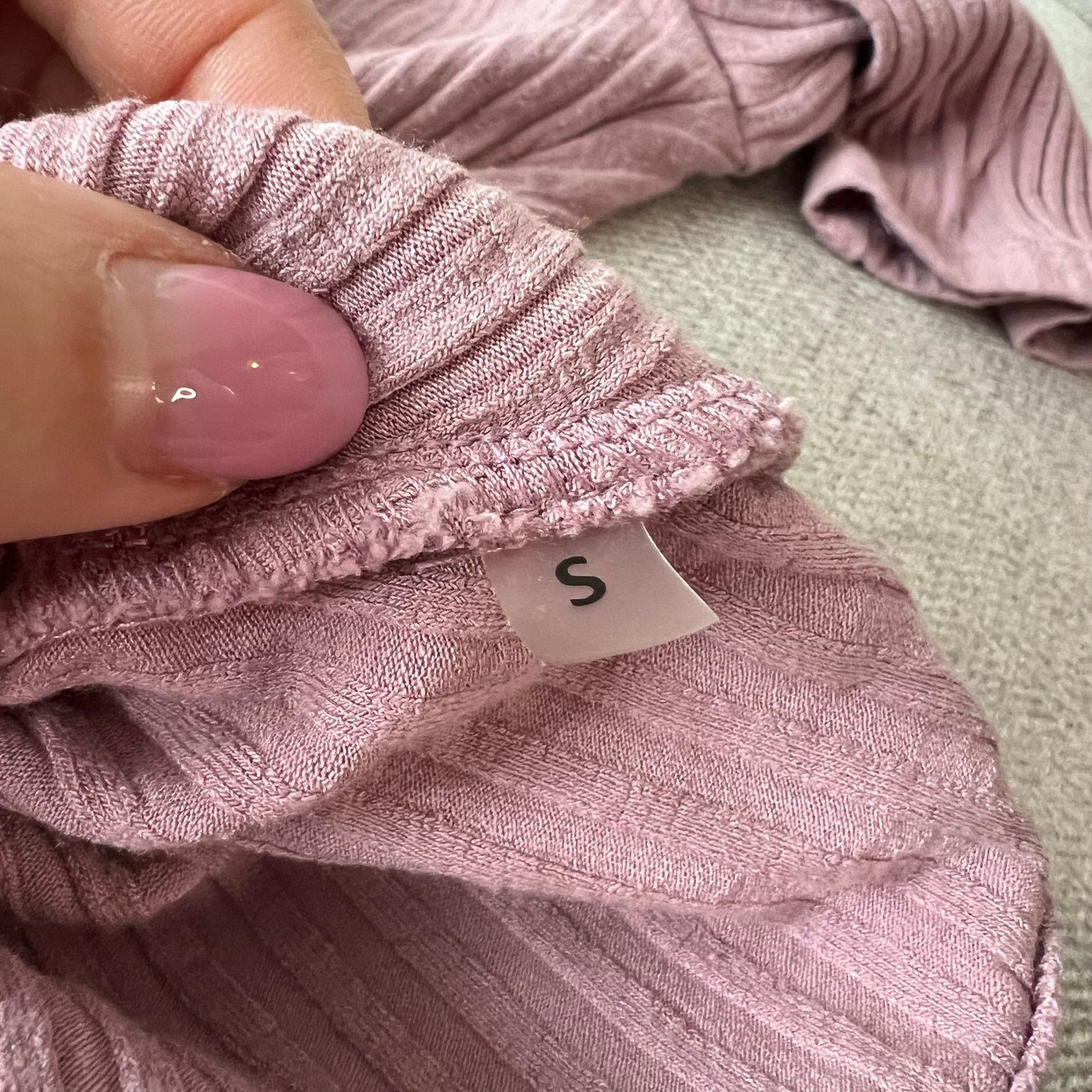 ALIX NYC Alix NYC Ridge Novelty Knit Bodysuit In Pink Ribbed Size S Size S / US 4 / IT 40 - 5 Thumbnail