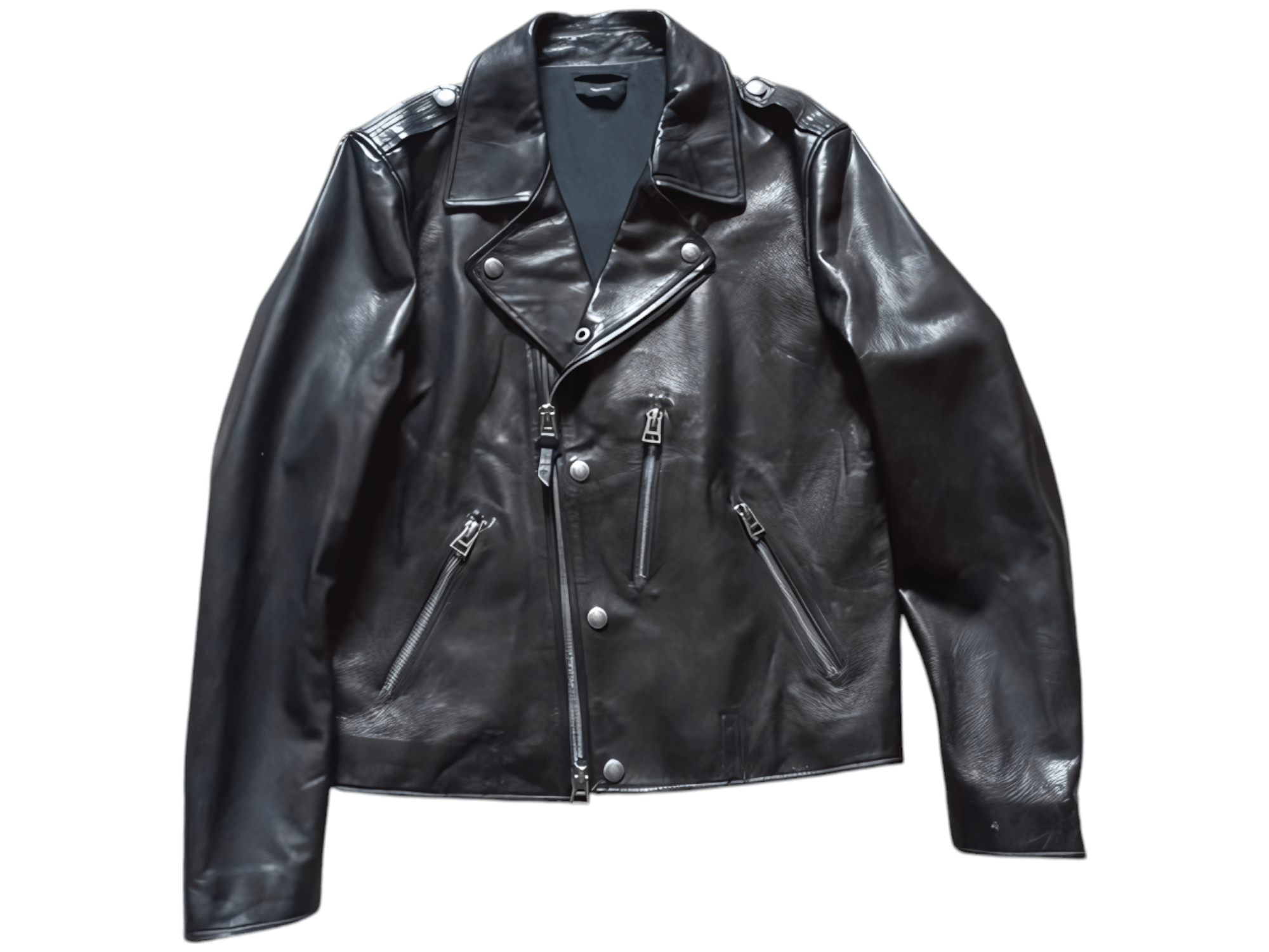 Tom Ford LAMB LEATHER BIKER JACKET Size US M / EU 48-50 / 2 - 1 Thumbnail