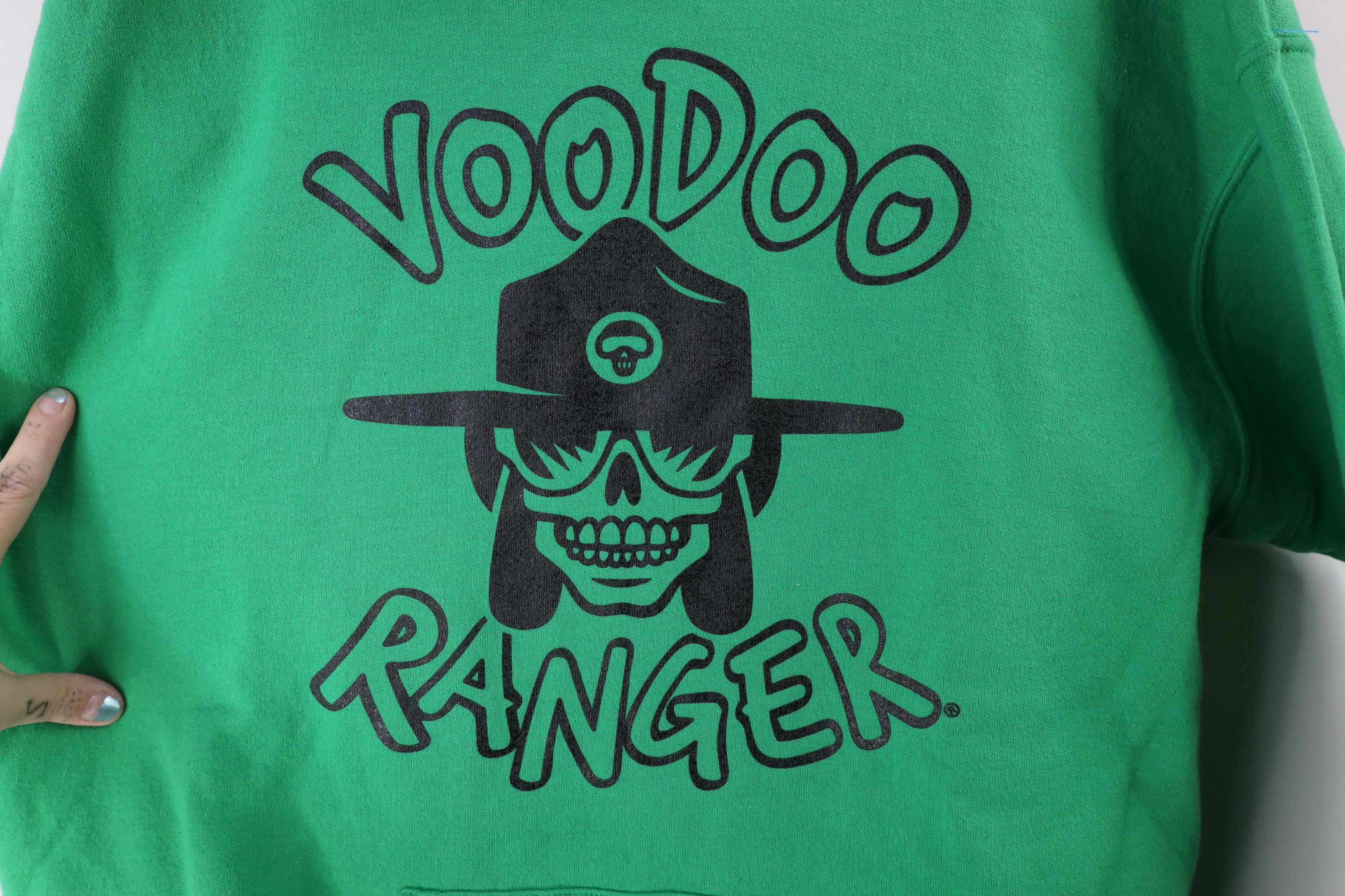 Vintage New Belgium Brewery Voodoo Ranger IPA Beer Hoodie Sweatshirt Size US L / EU 52-54 / 3 - 4 Thumbnail