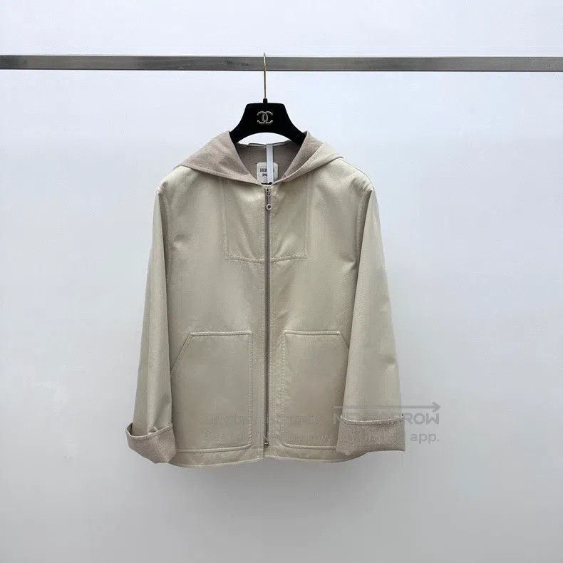 Hermes Hermes Beige Large Pocket Zipper Jacket Size XS / US 0-2 / IT 36-38 - 1 Thumbnail