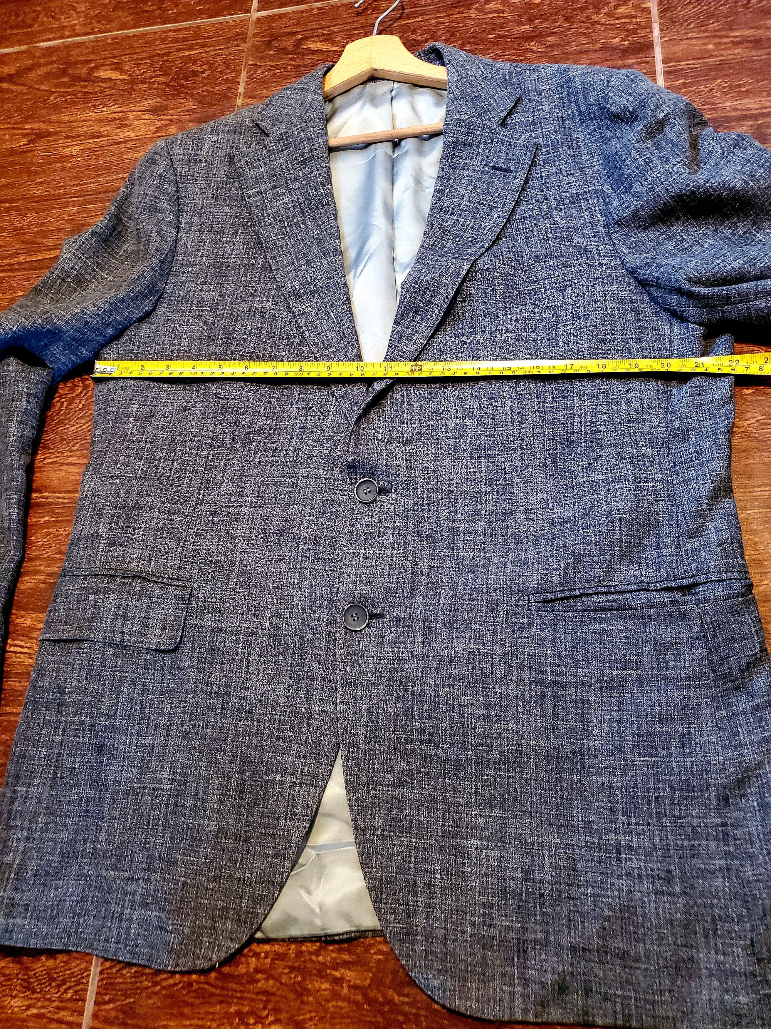 Suitsupply Suitsupply E.thomas Wool Silk Linen blazer 46 New condition Size 46S - 6 Thumbnail