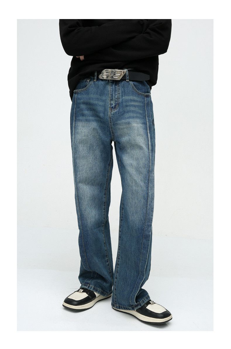 Japanese Brand × Jean High street retro patchwork niche design jeans Size US 32 / EU 48 - 1 Thumbnail
