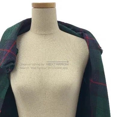 Comme des Garcons Comme Des Garcons Plaid Short Round Neck Jacket Size S / US 4 / IT 40 - 4 Thumbnail