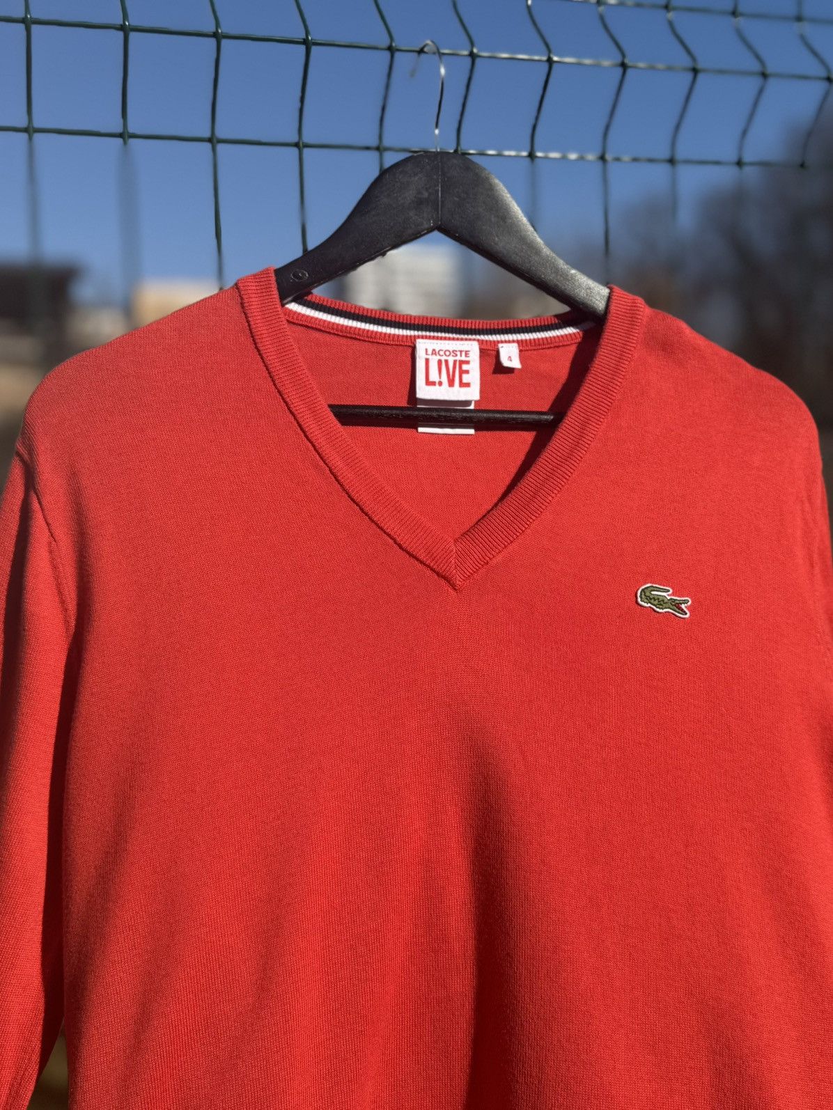 Lacoste Lacoste Live Cardigan sweater V Neck Size US M / EU 48-50 / 2 - 3 Thumbnail